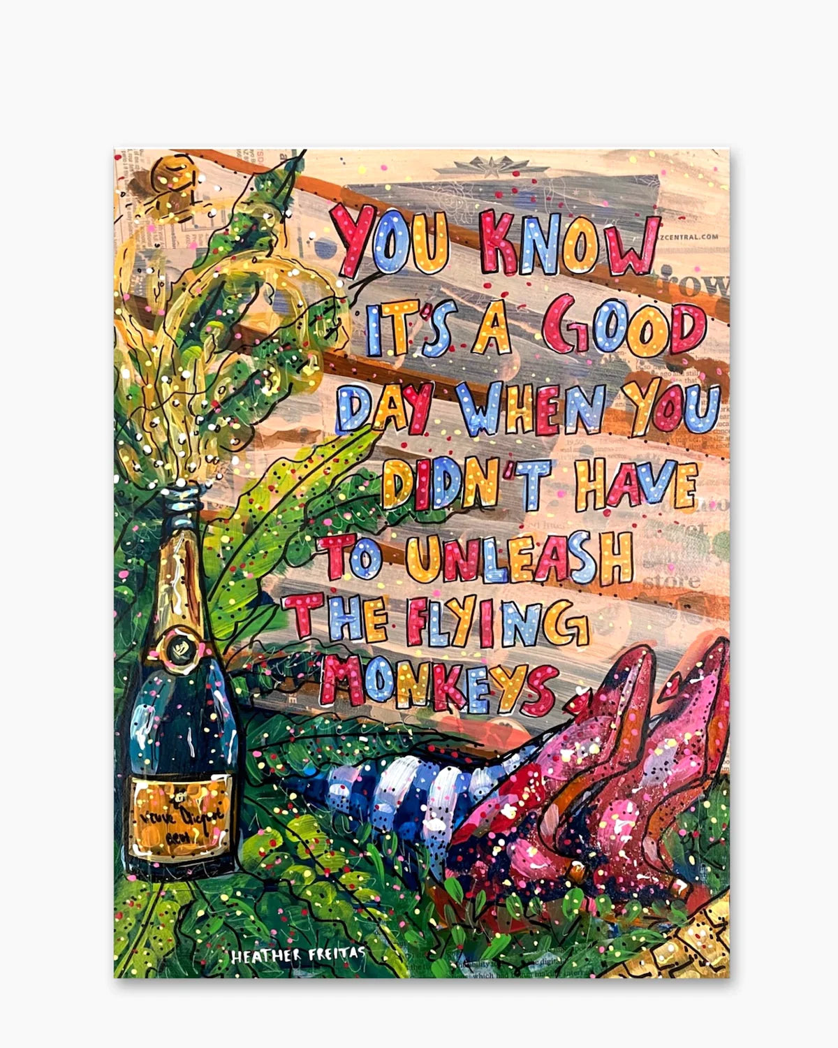 Coping Mechanisms Act 2 ( Original Painting ) - Heather Freitas - fine art home deccor