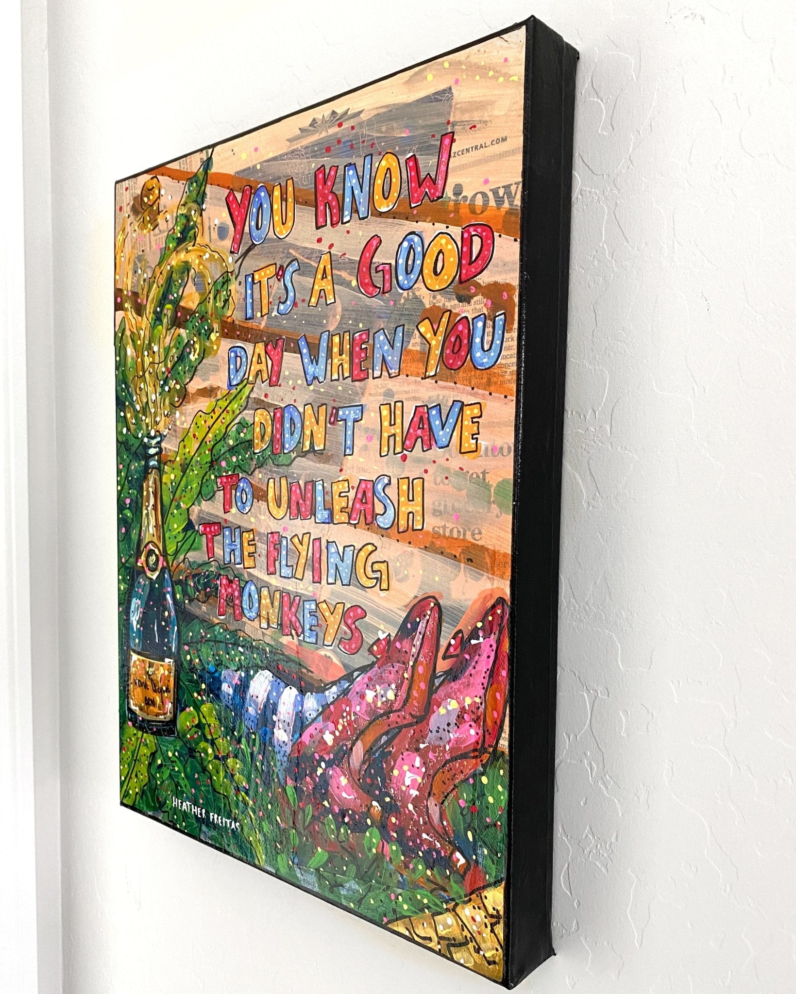 Coping Mechanisms Act 2 ( Original Painting ) - Heather Freitas - fine art home deccor