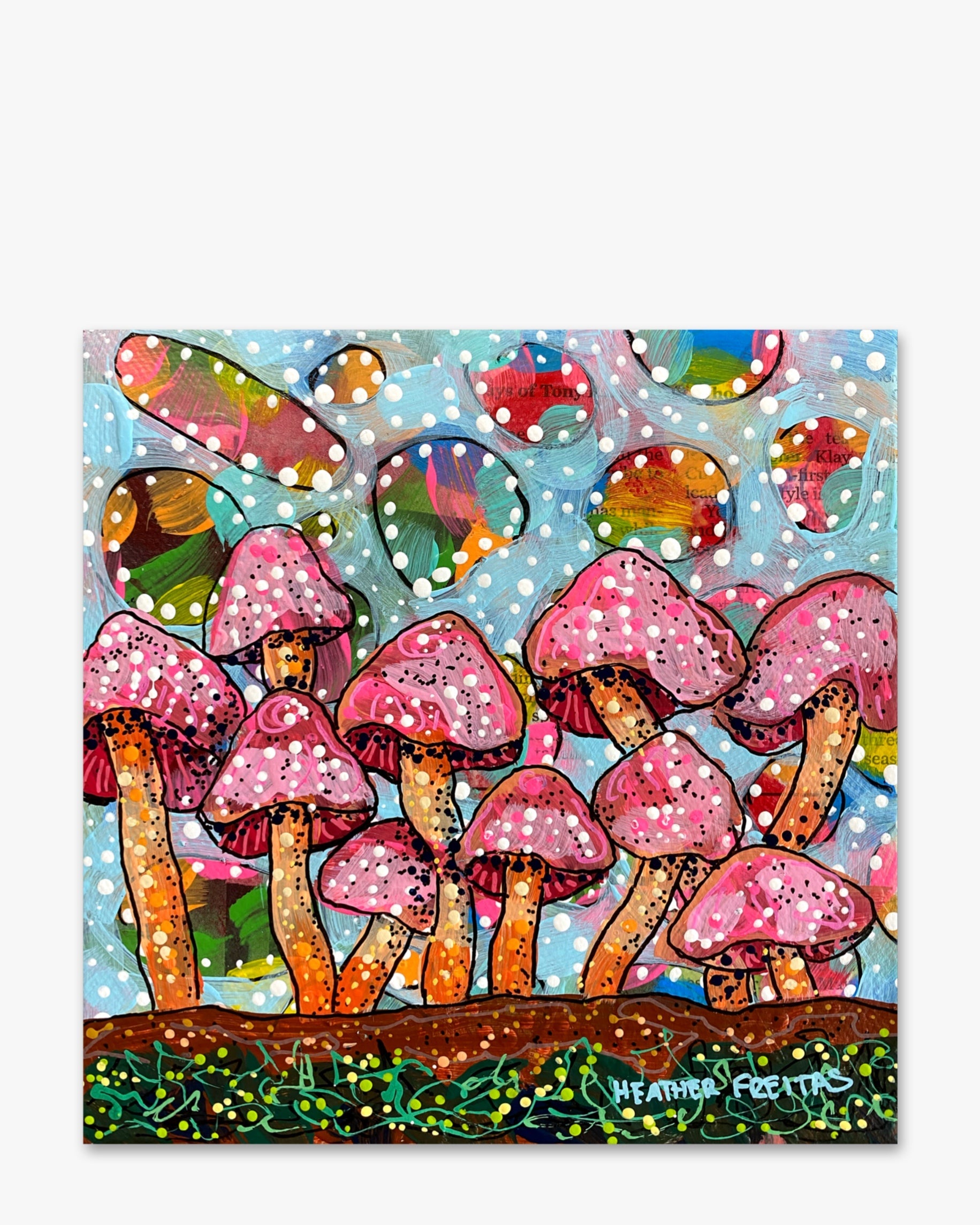 Cotton Candy Caps - Heather Freitas - fine art home deccor