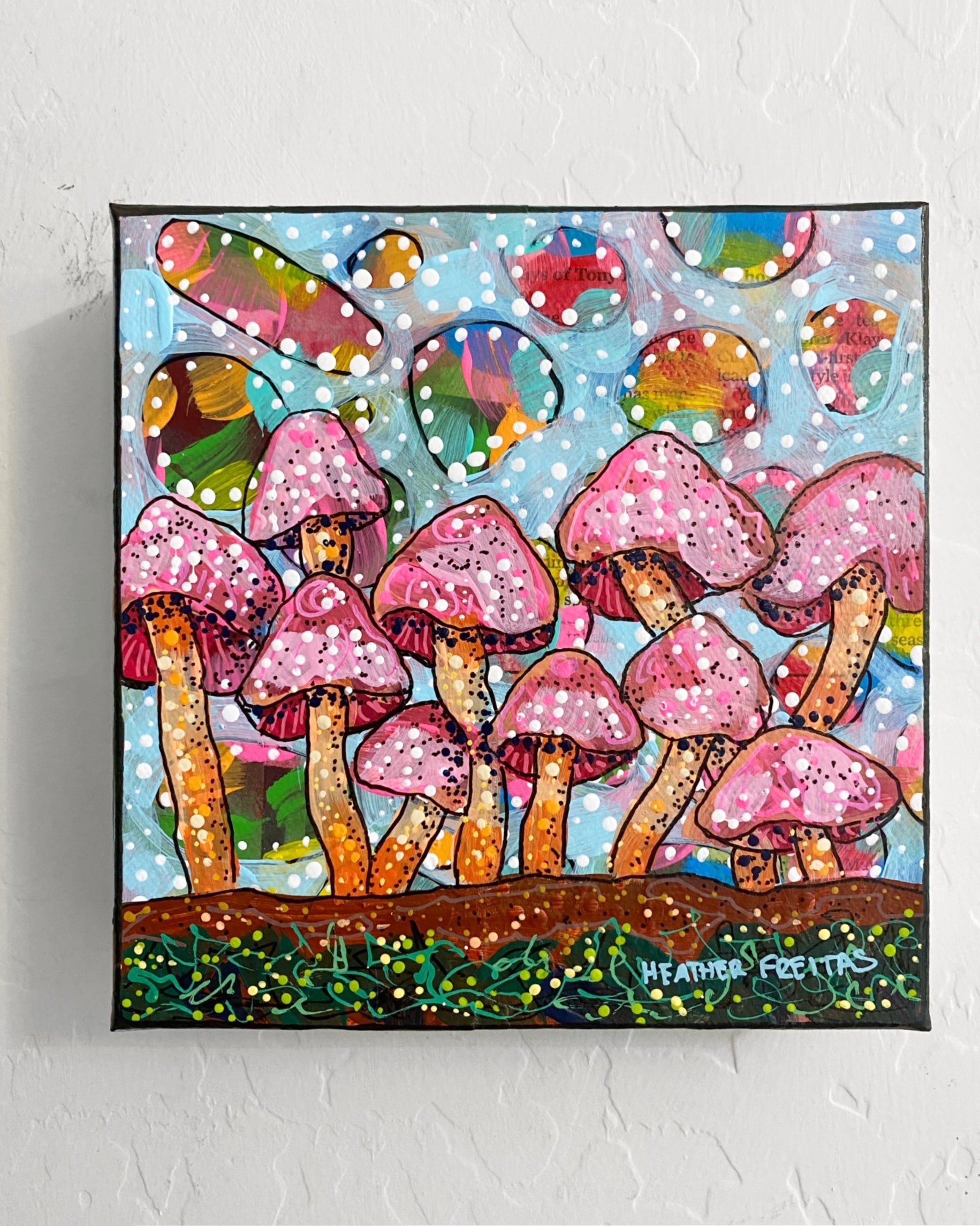 Cotton Candy Caps - Heather Freitas - fine art home deccor