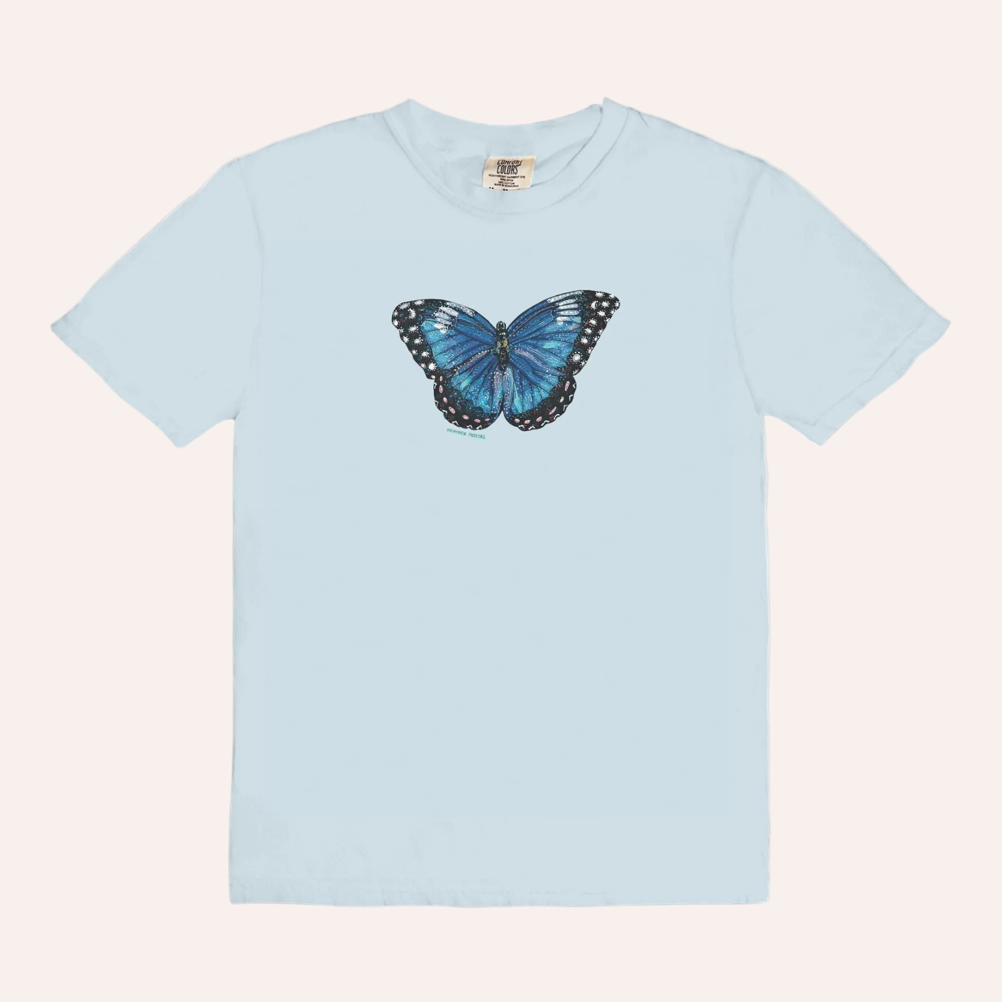Blue Butterfly Tee