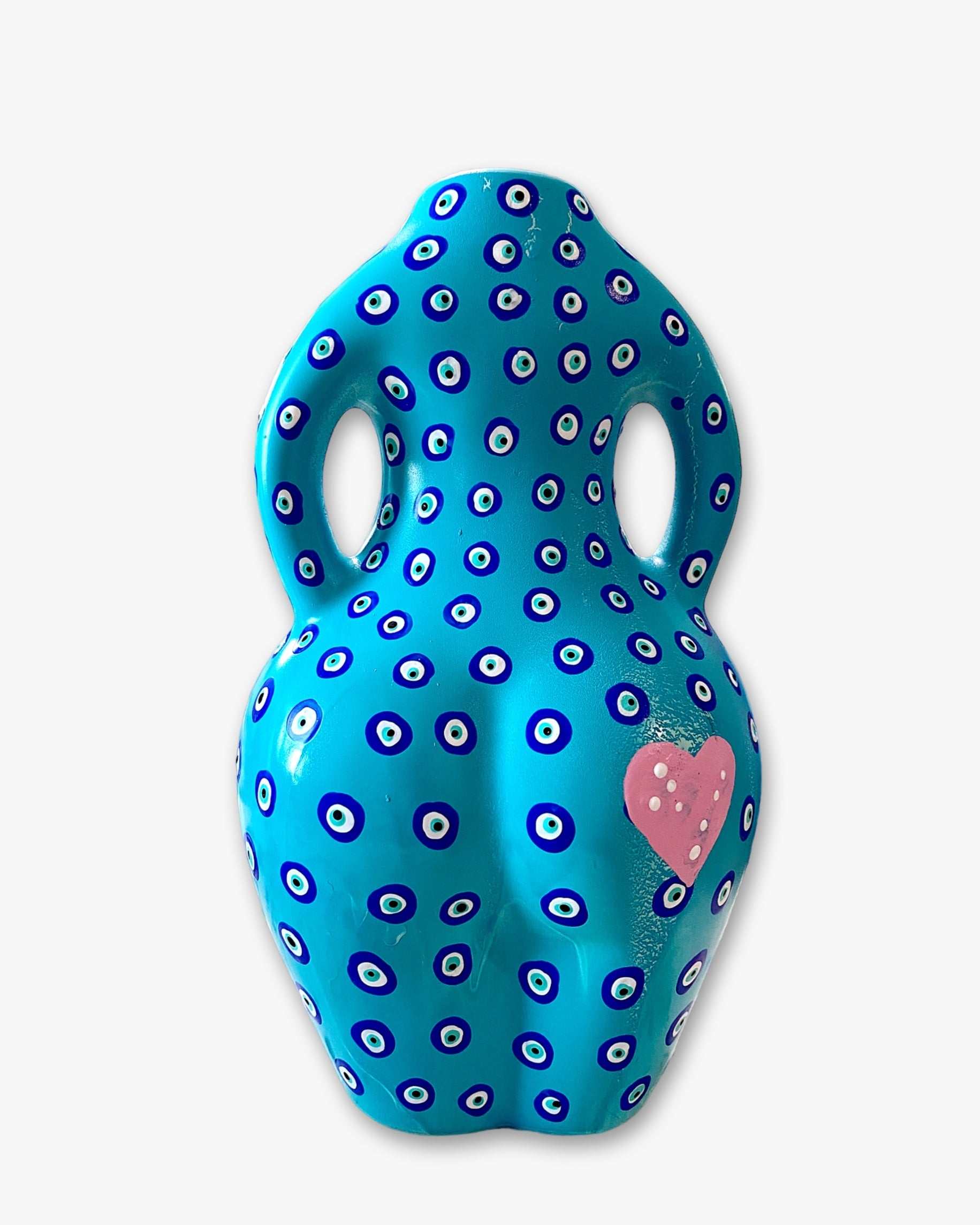 Daffodil Evil Eye Figurative Bud Vase - Heather Freitas - fine art home deccor