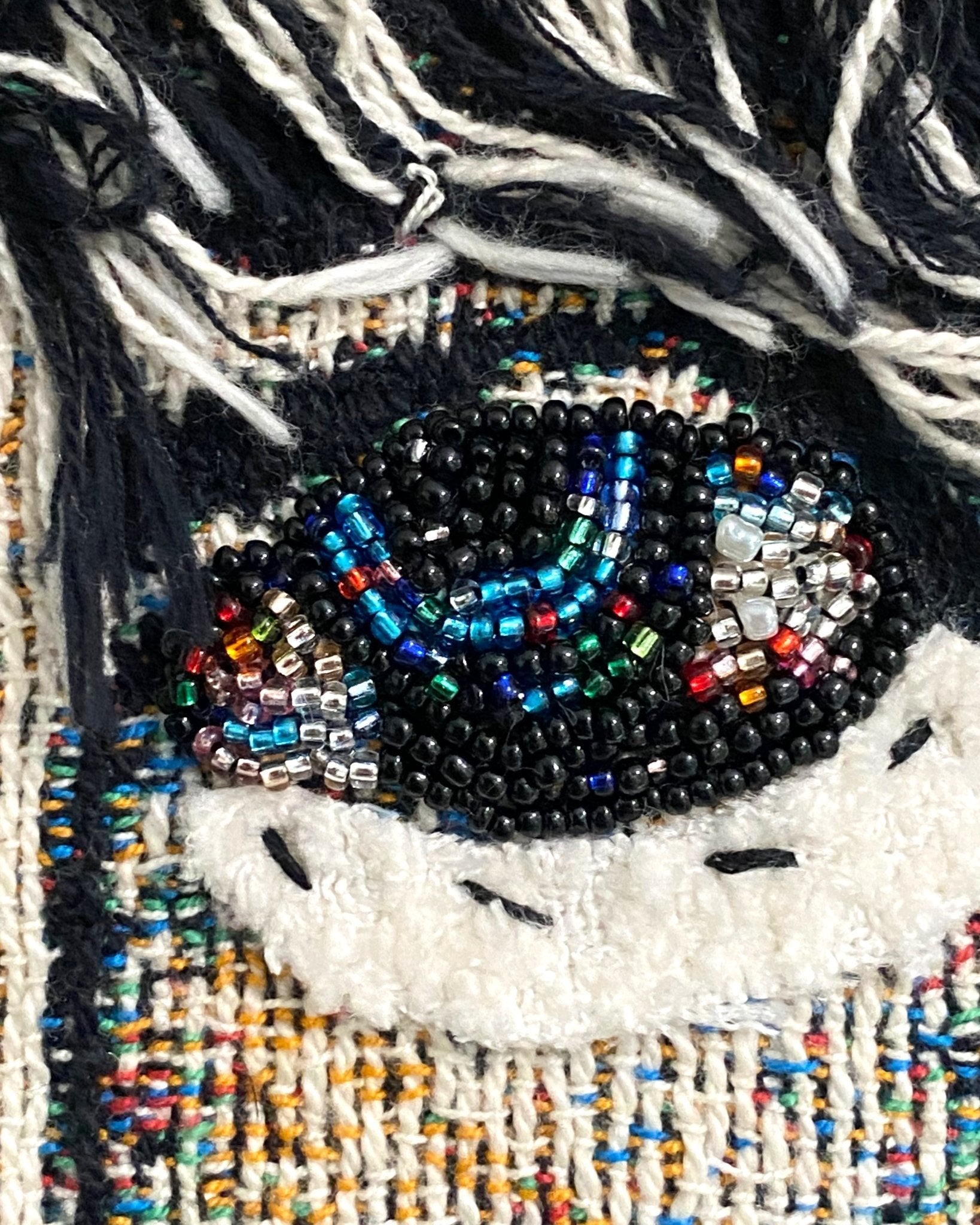 Depression ( Fine Art Tapestry With Beaded Accents ) - Heather Freitas - fine art home deccor
