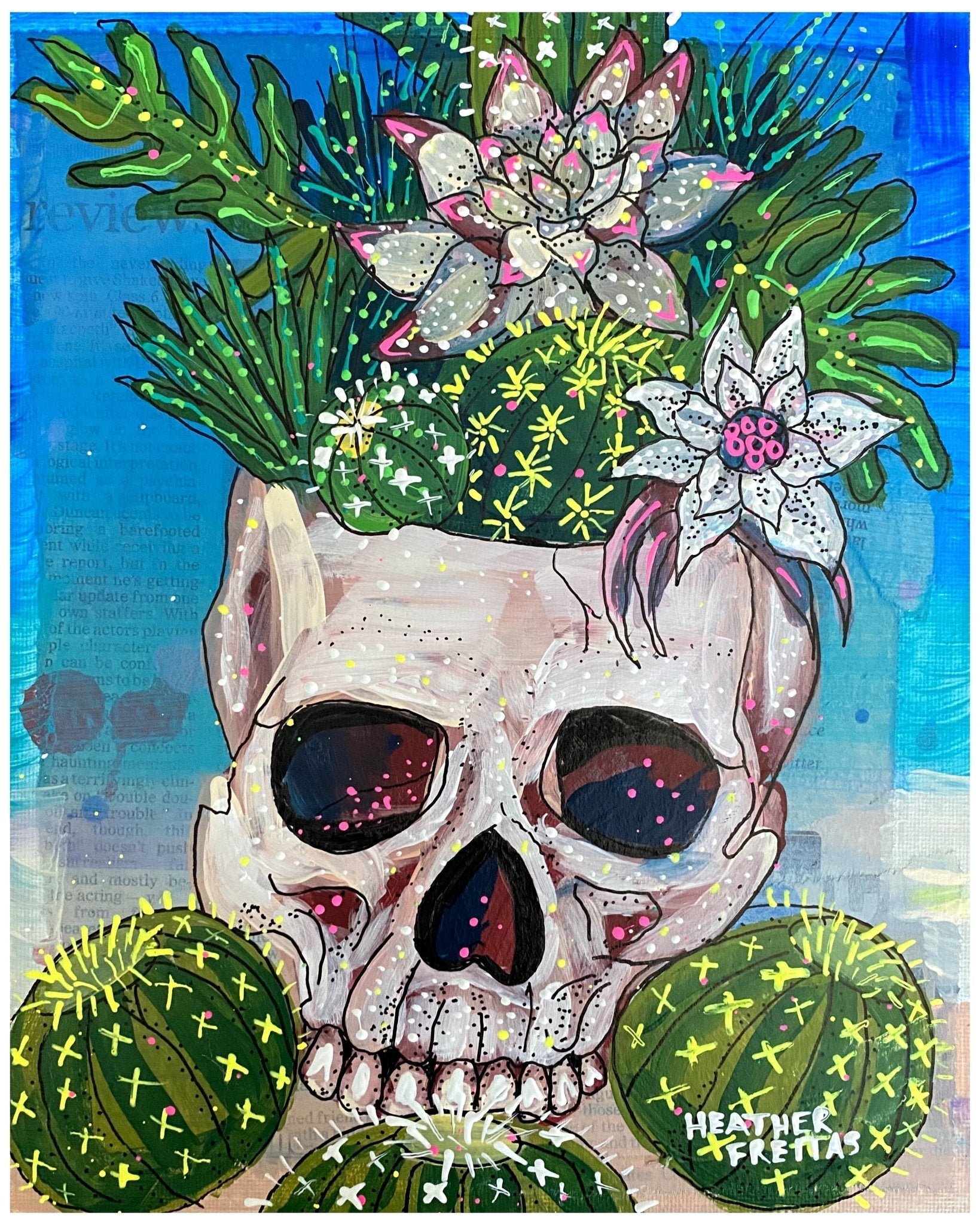 Desert Bloom - Heather Freitas - fine art home deccor