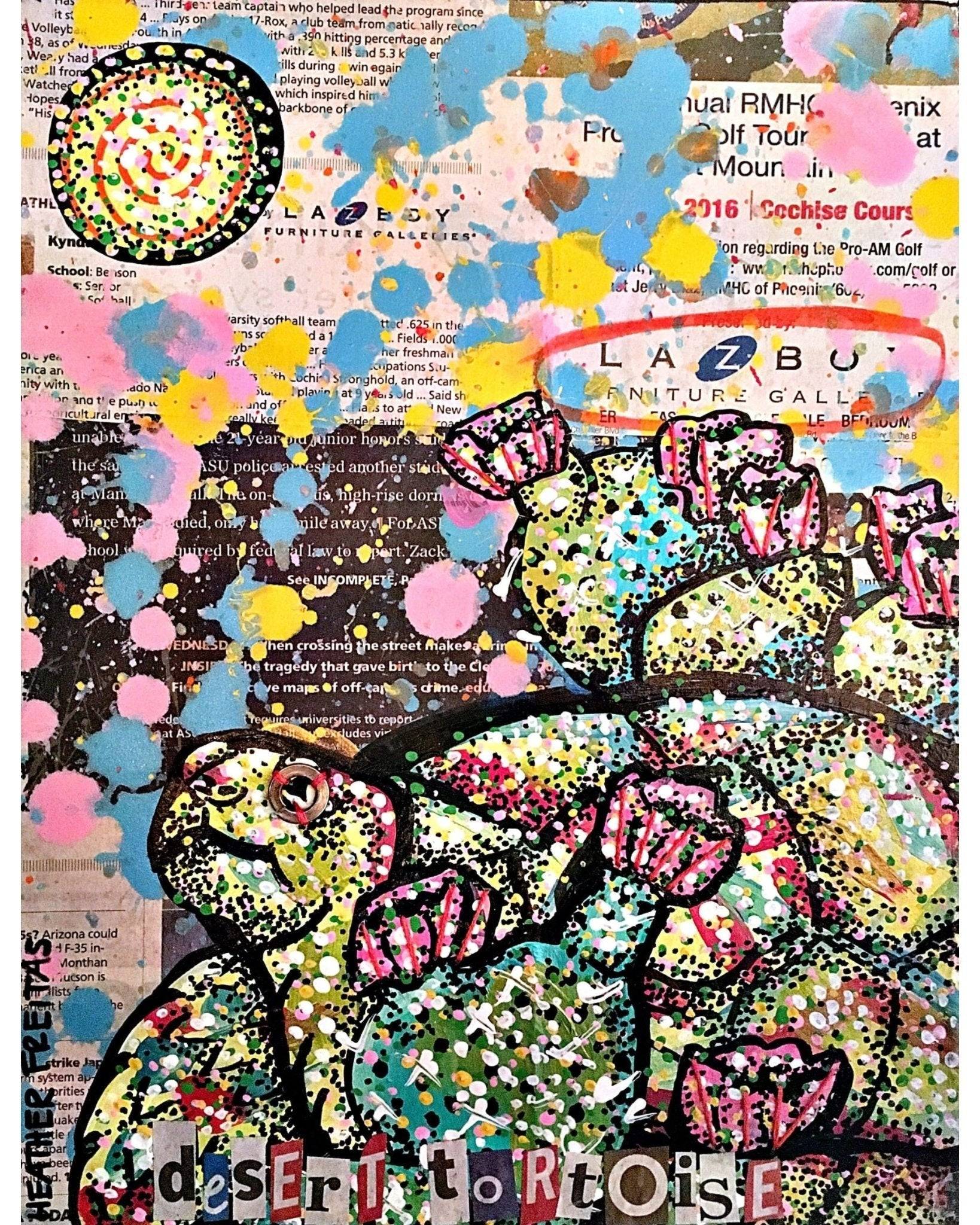 Desert Tortoise - Heather Freitas - fine art home deccor