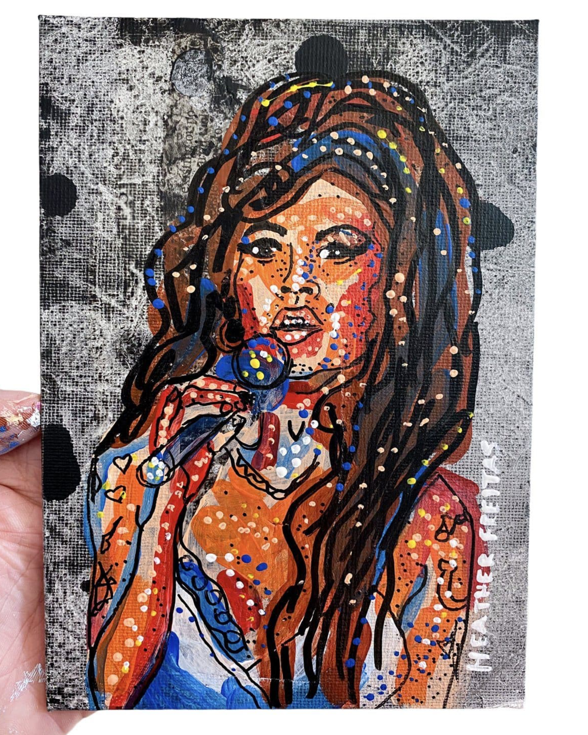 Dive - Amy Winehouse - Heather Freitas - fine art home deccor