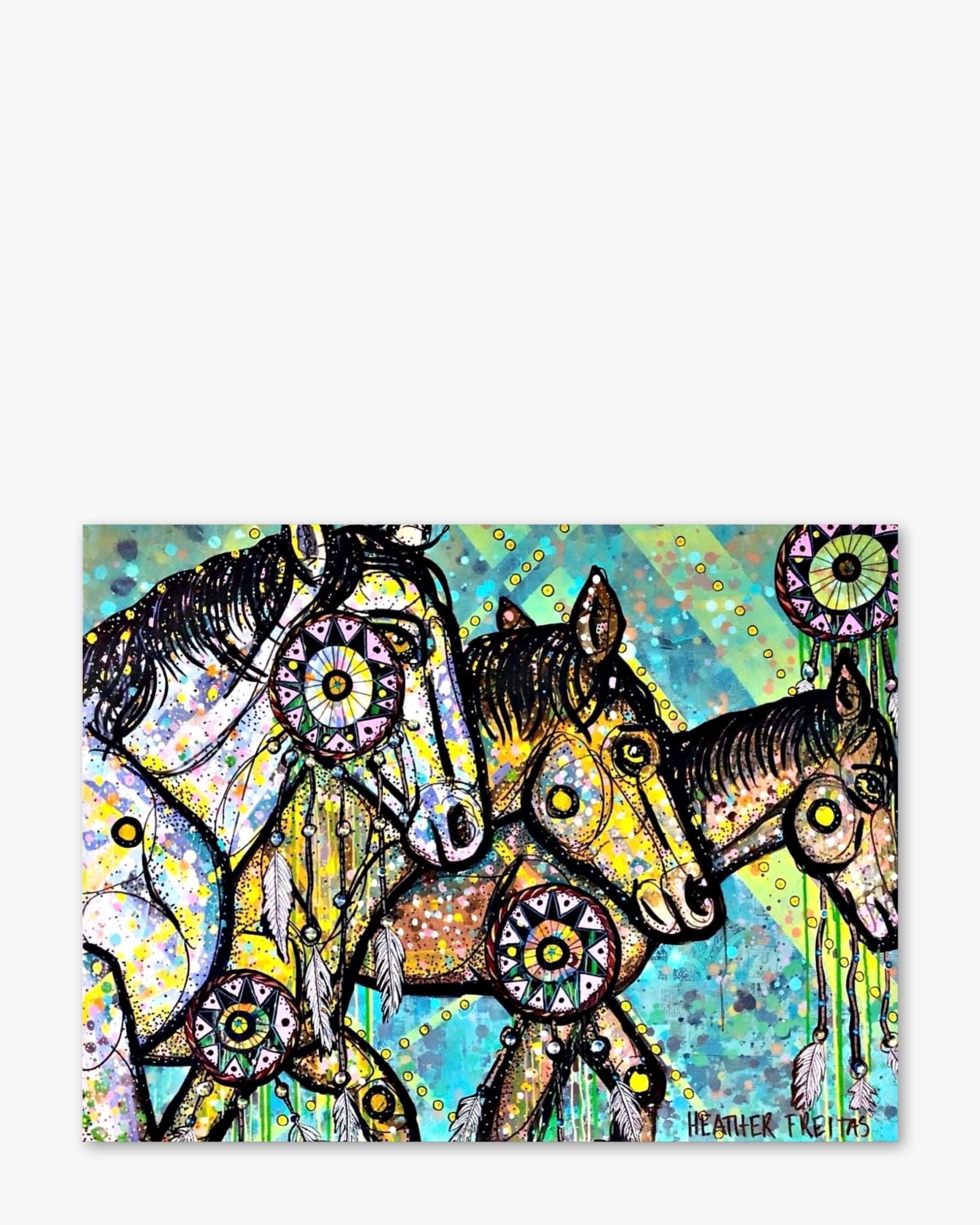 Dreaming Of Alchemy ( Original Painting ) - Heather Freitas - fine art home deccor