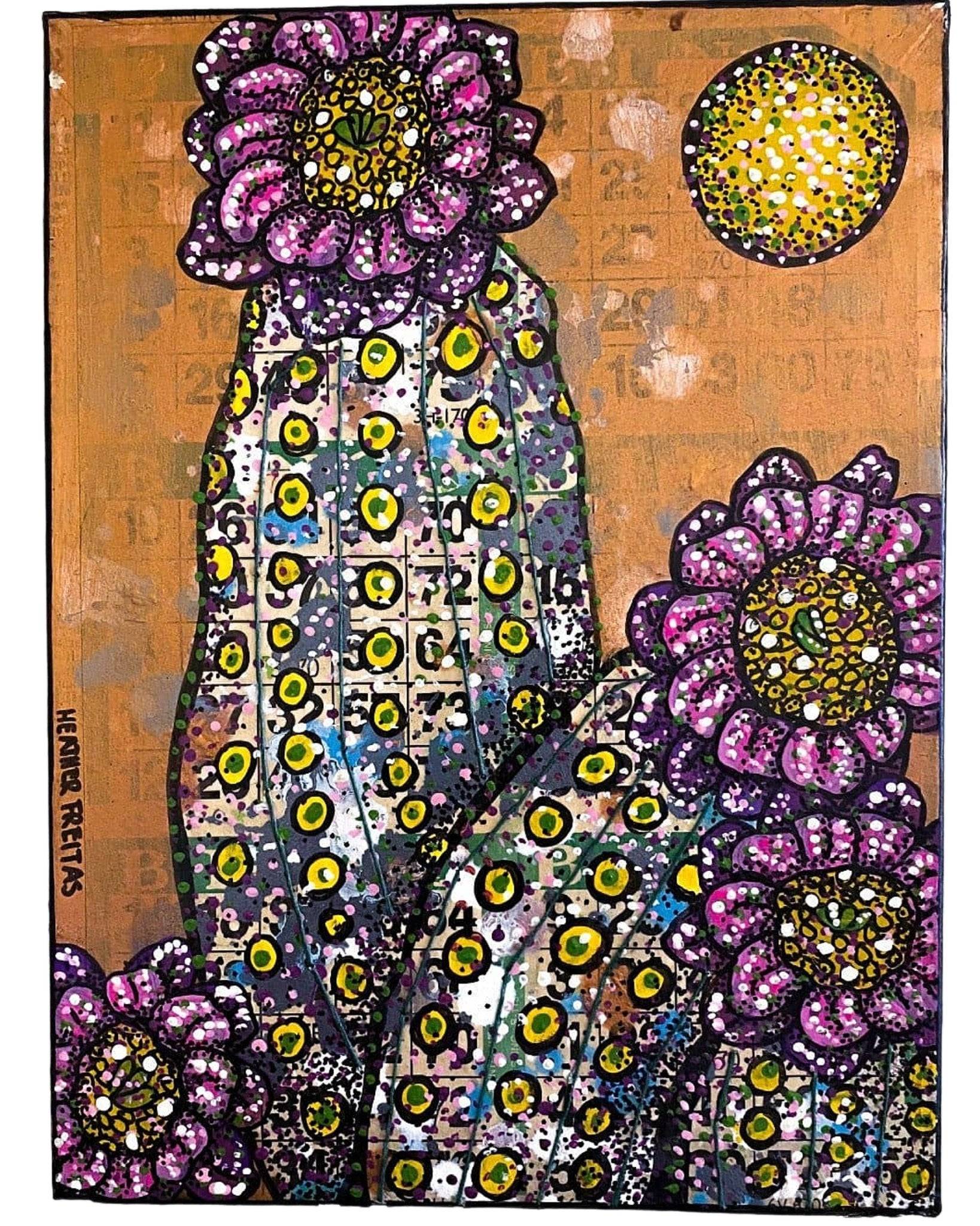 Echinocerues Cactus - Heather Freitas - fine art home deccor