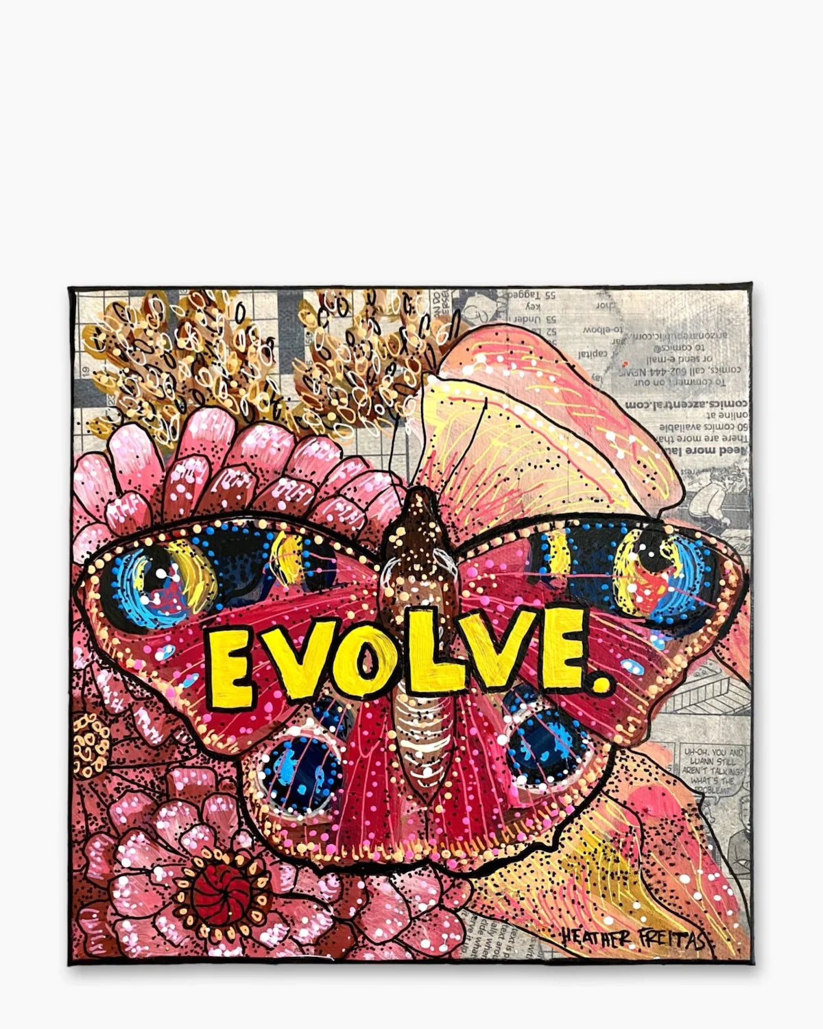 Evolve ( Original Painting ) - Heather Freitas - fine art home deccor