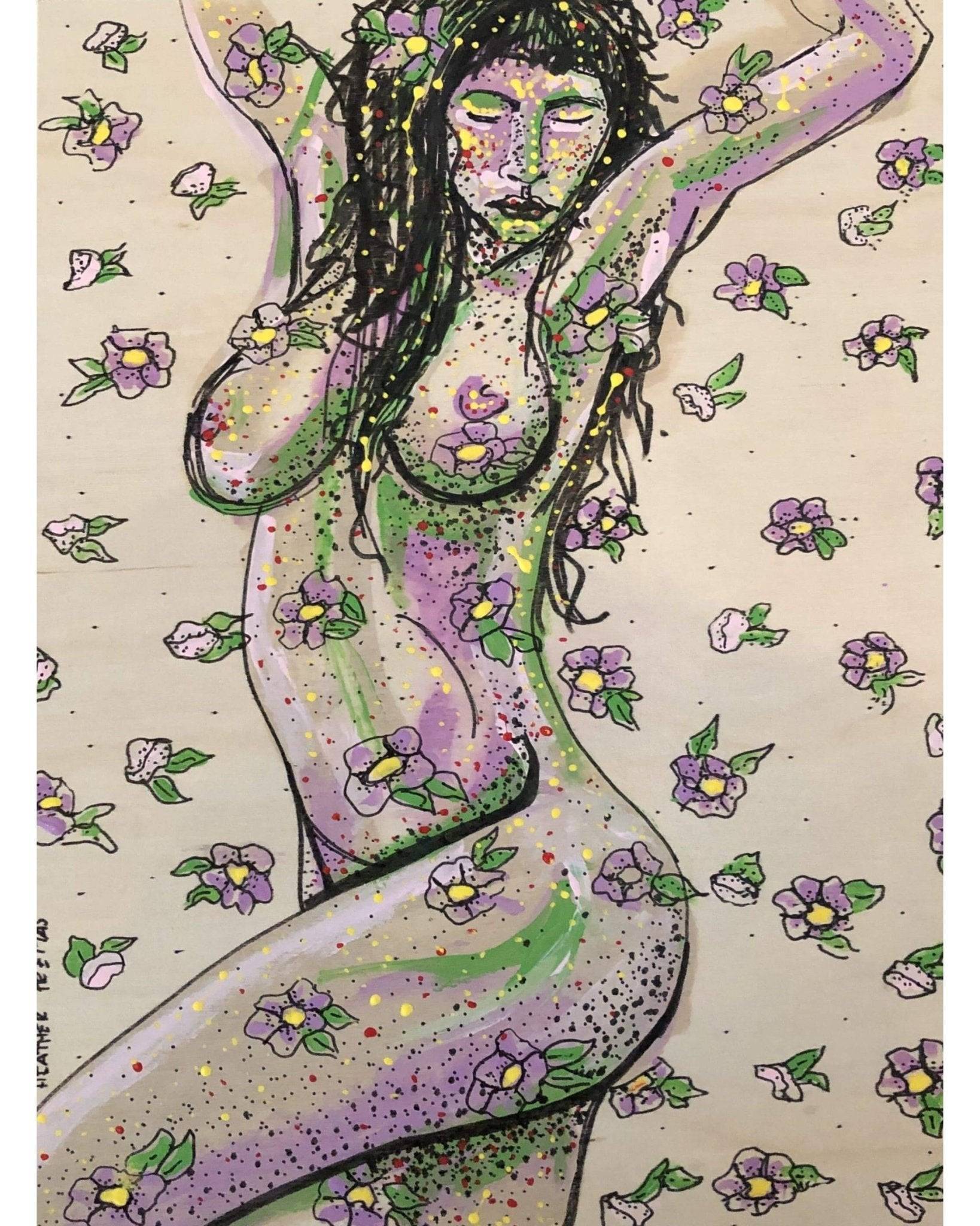 Flower Child - Heather Freitas - fine art home deccor