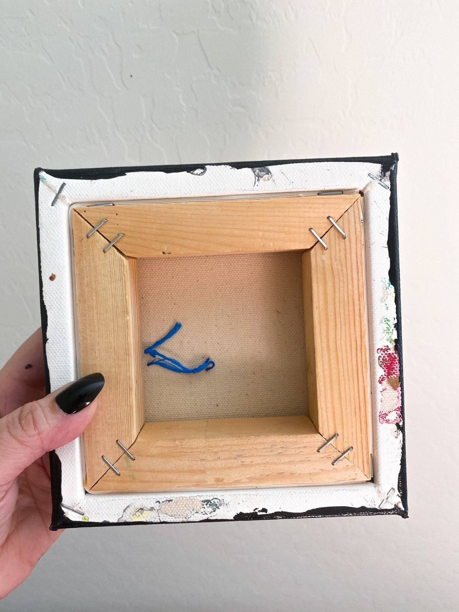 Fuck My Life My Battery Is Dead - Original Painting - Heather Freitas - fine art home deccor