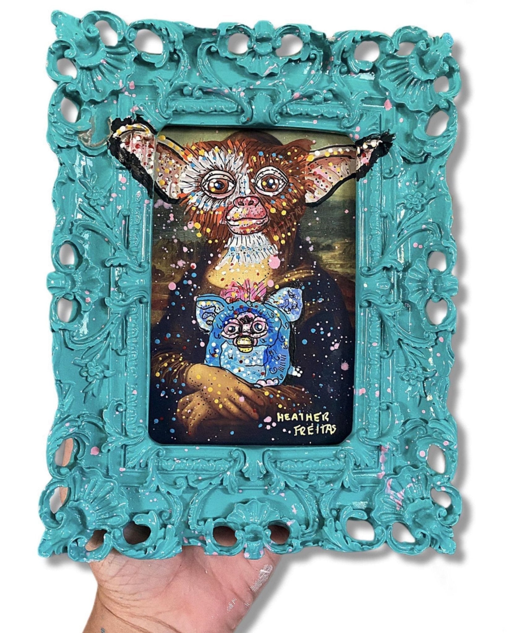 Gizmos Pet - Mona Lisa Remastered Edition - Heather Freitas - fine art home deccor