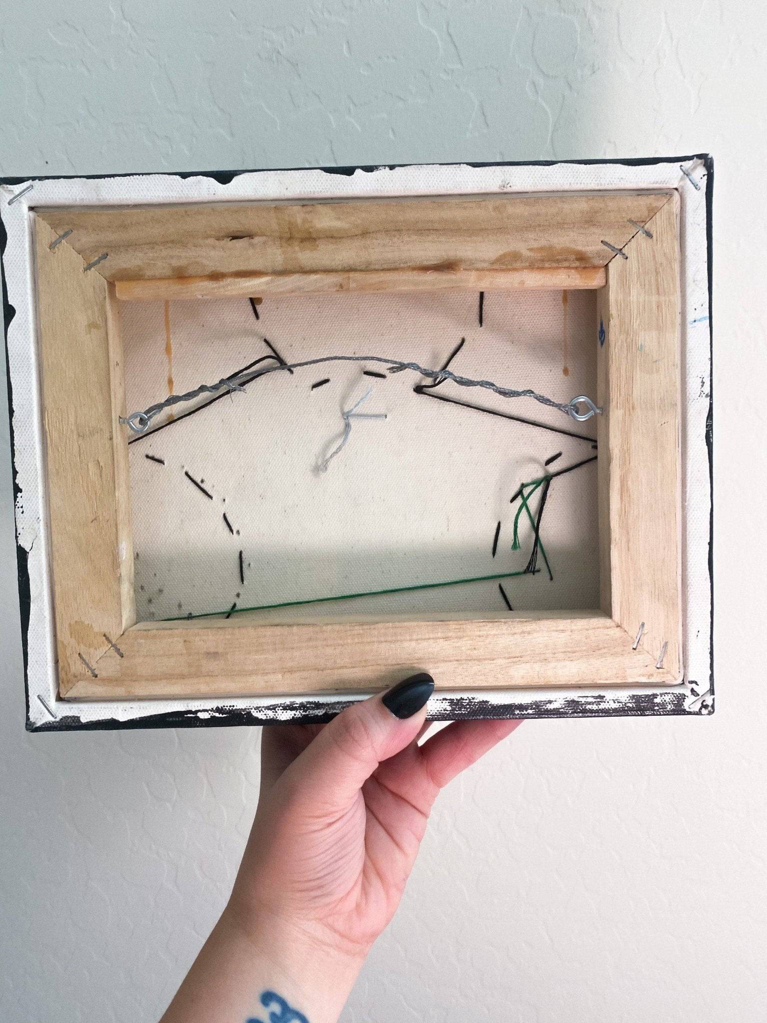 Globe - Original painting - Heather Freitas - fine art home deccor