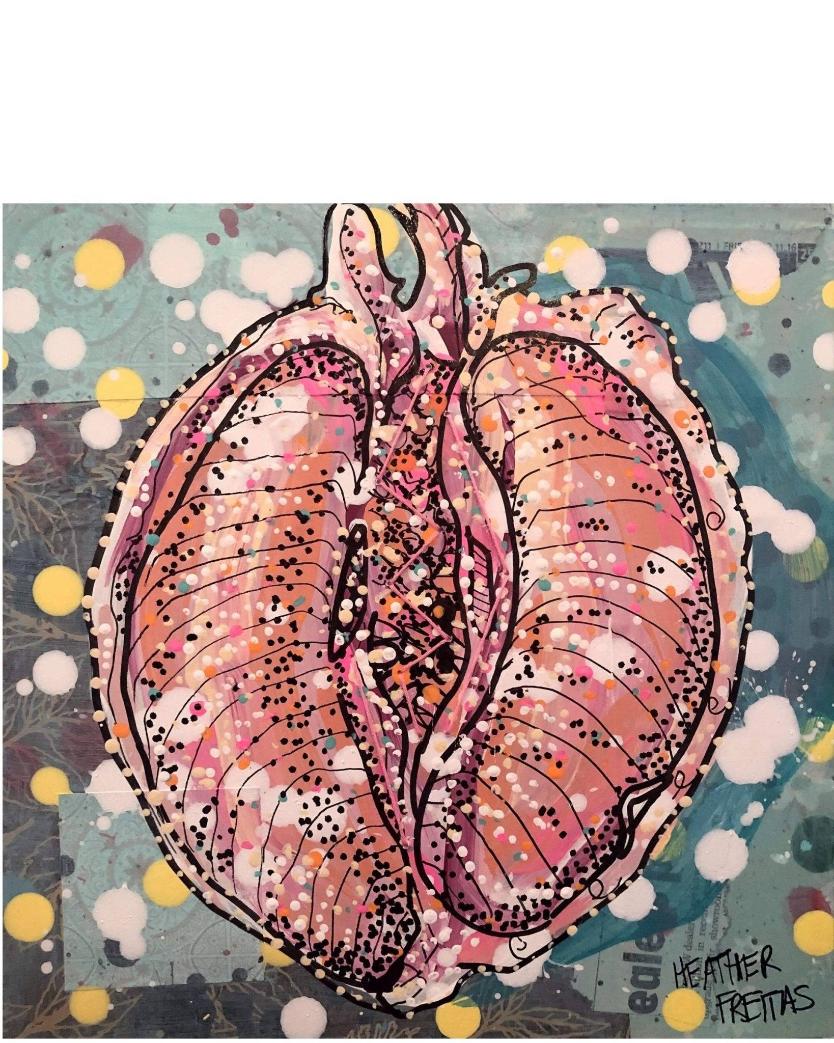 Grapefruit - Heather Freitas - fine art home deccor