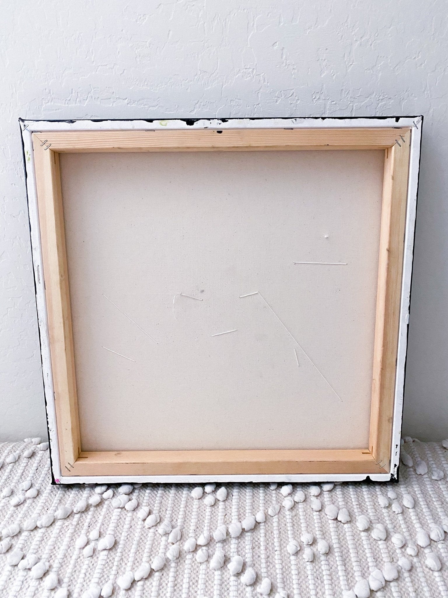 I Hope You Think Of Me And It Fucks You Up ( Original Painting ) - Heather Freitas - fine art home deccor