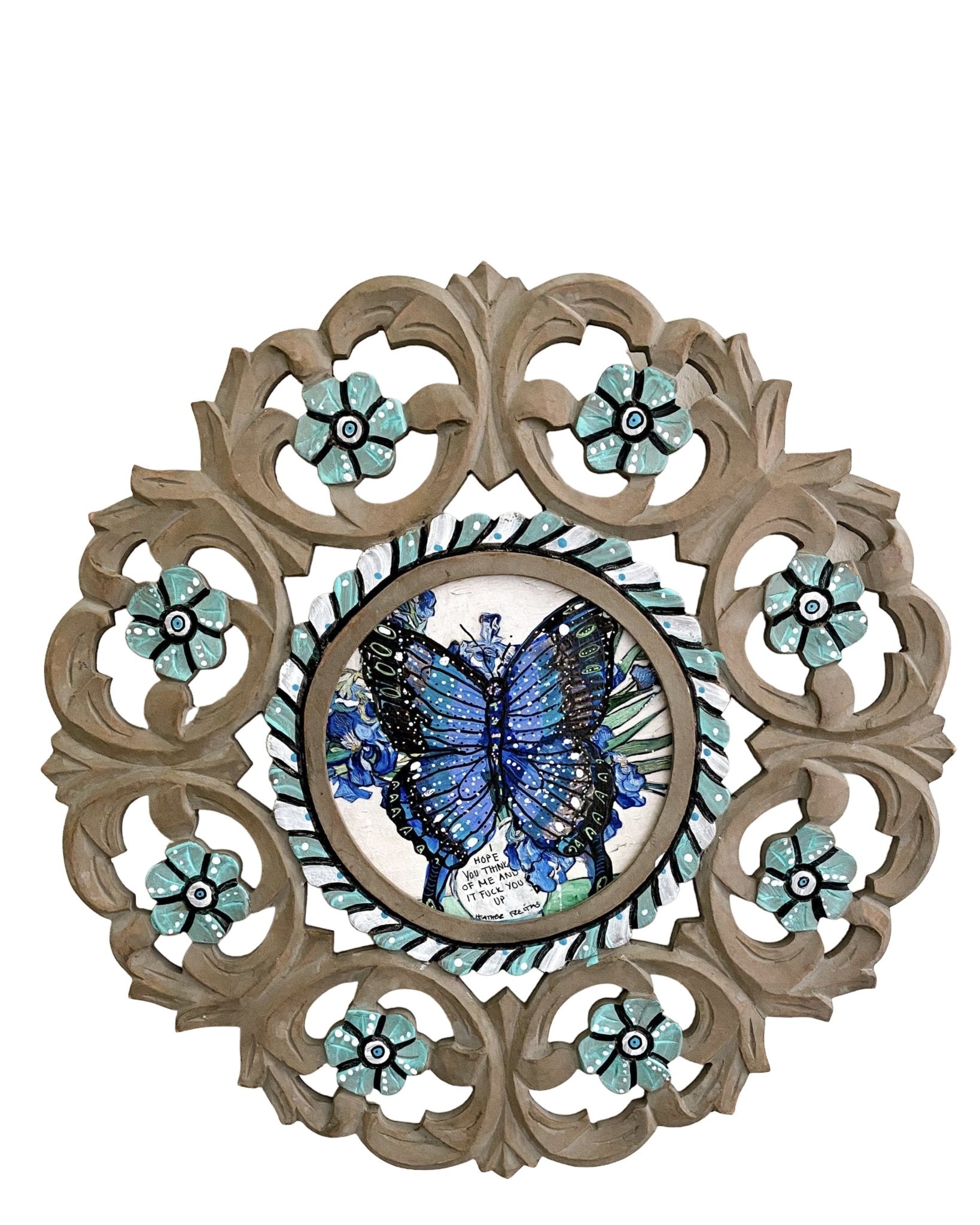 I Hope You Think Of Me And It Fucks You Up - Van Gogh Edition - Heather Freitas - fine art home deccor