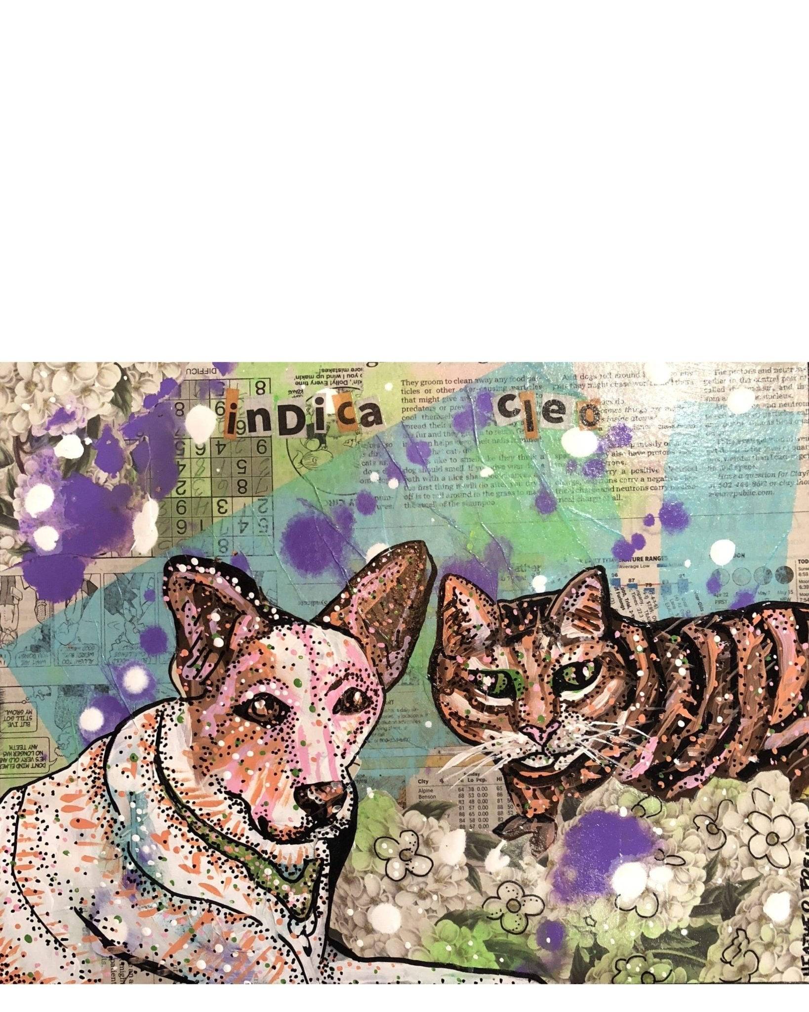 India and Cleo - Heather Freitas - fine art home deccor