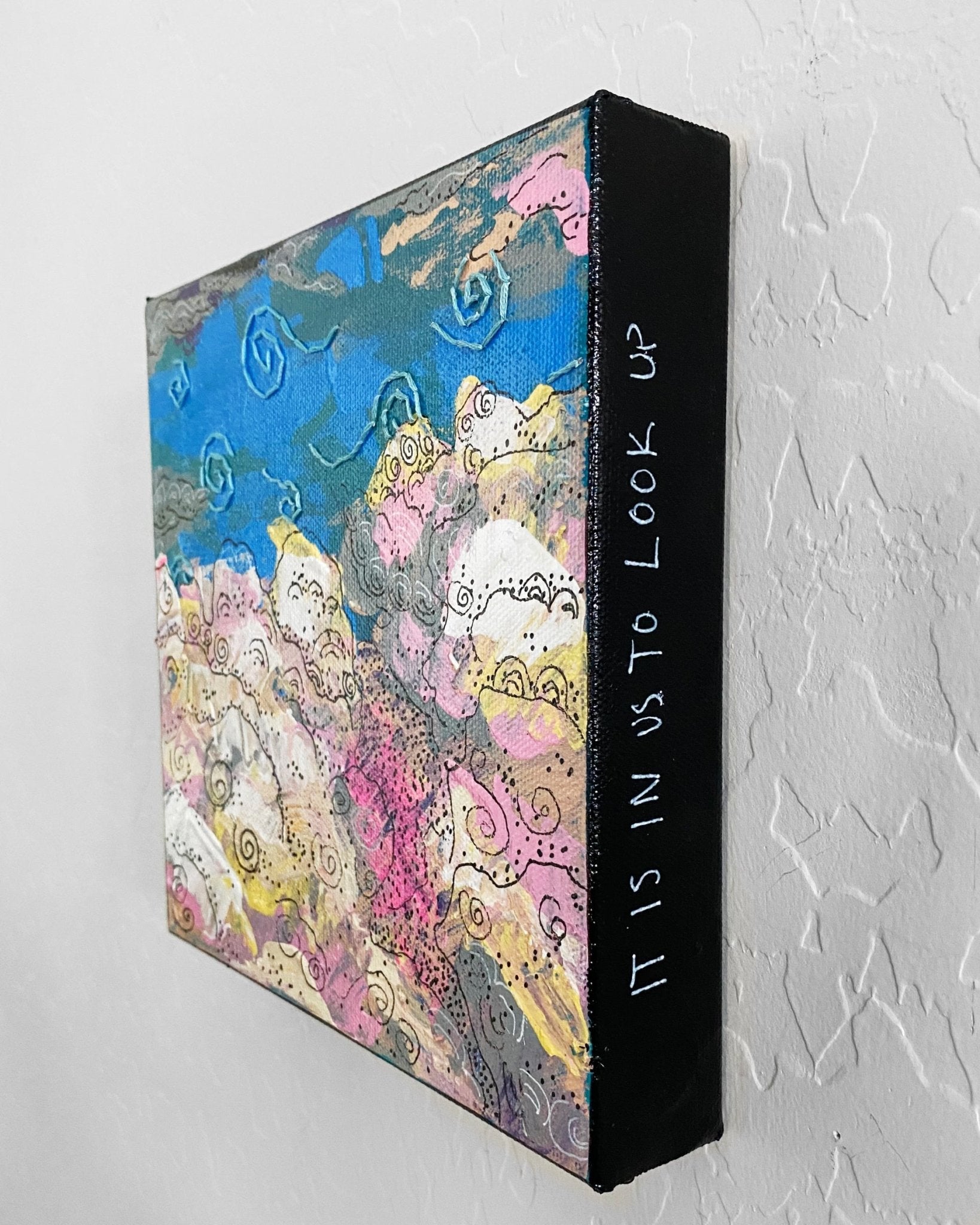 It Is In Us To Look Up ( Original Painting ) - Heather Freitas - fine art home deccor