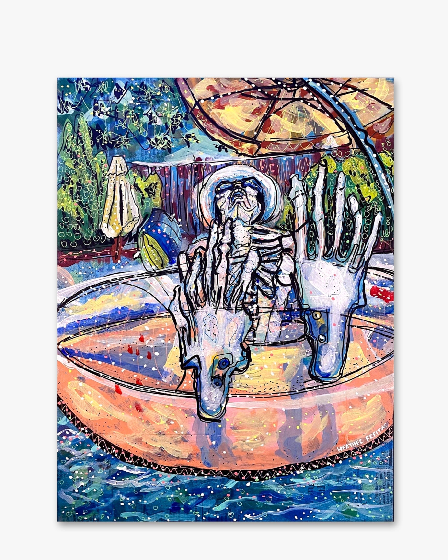 @jenoinidaho It’s A Dry Heat ( Original Painting ) - Heather Freitas - fine art home deccor