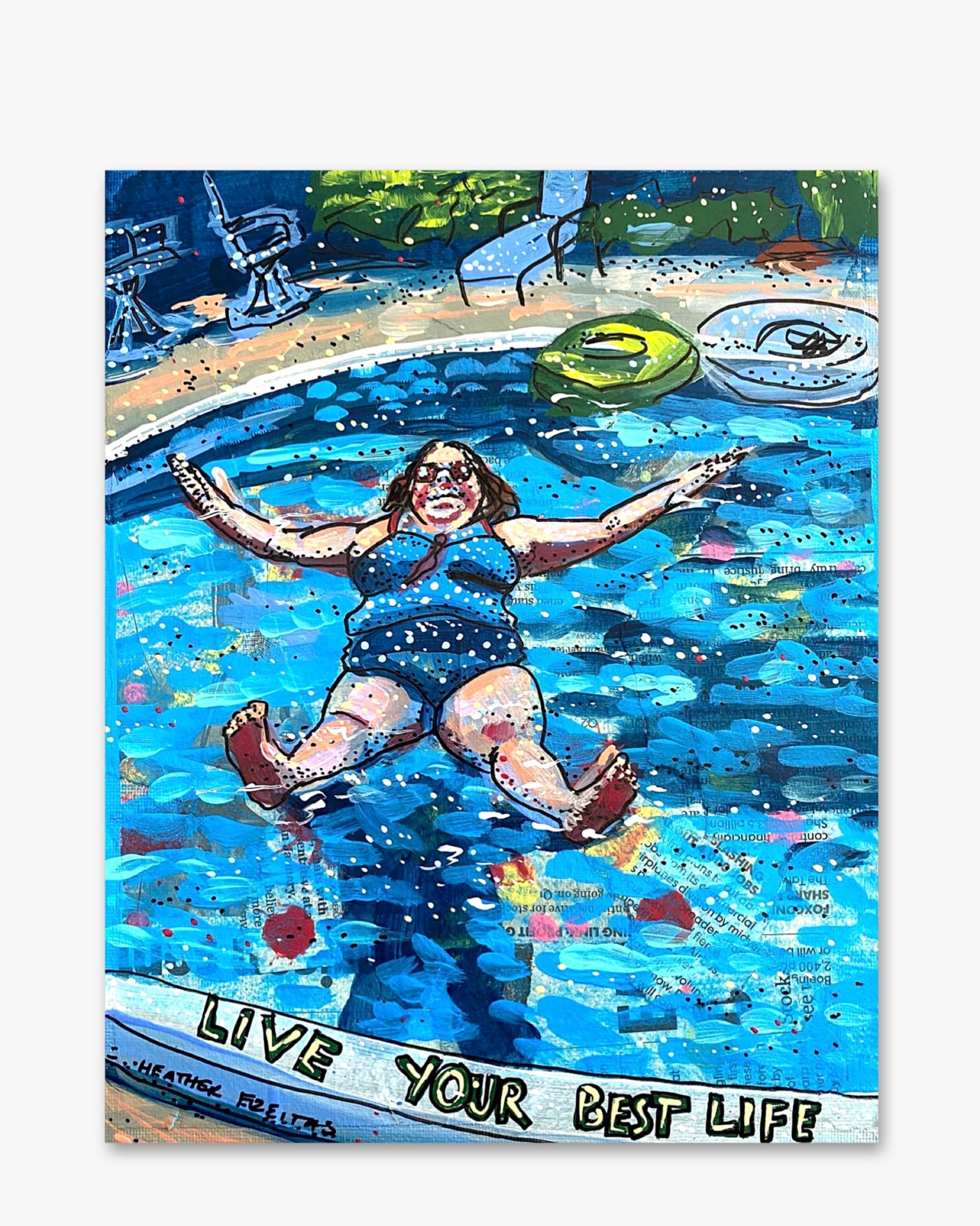 Jenoinidaho - Live Your Best Life - Heather Freitas - fine art home deccor