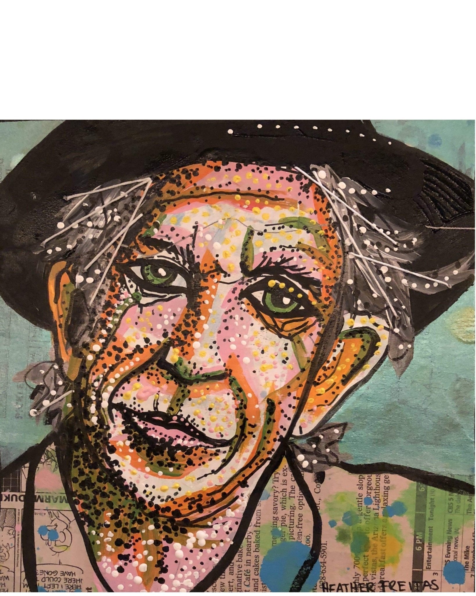 Keith Richards - Heather Freitas - fine art home deccor