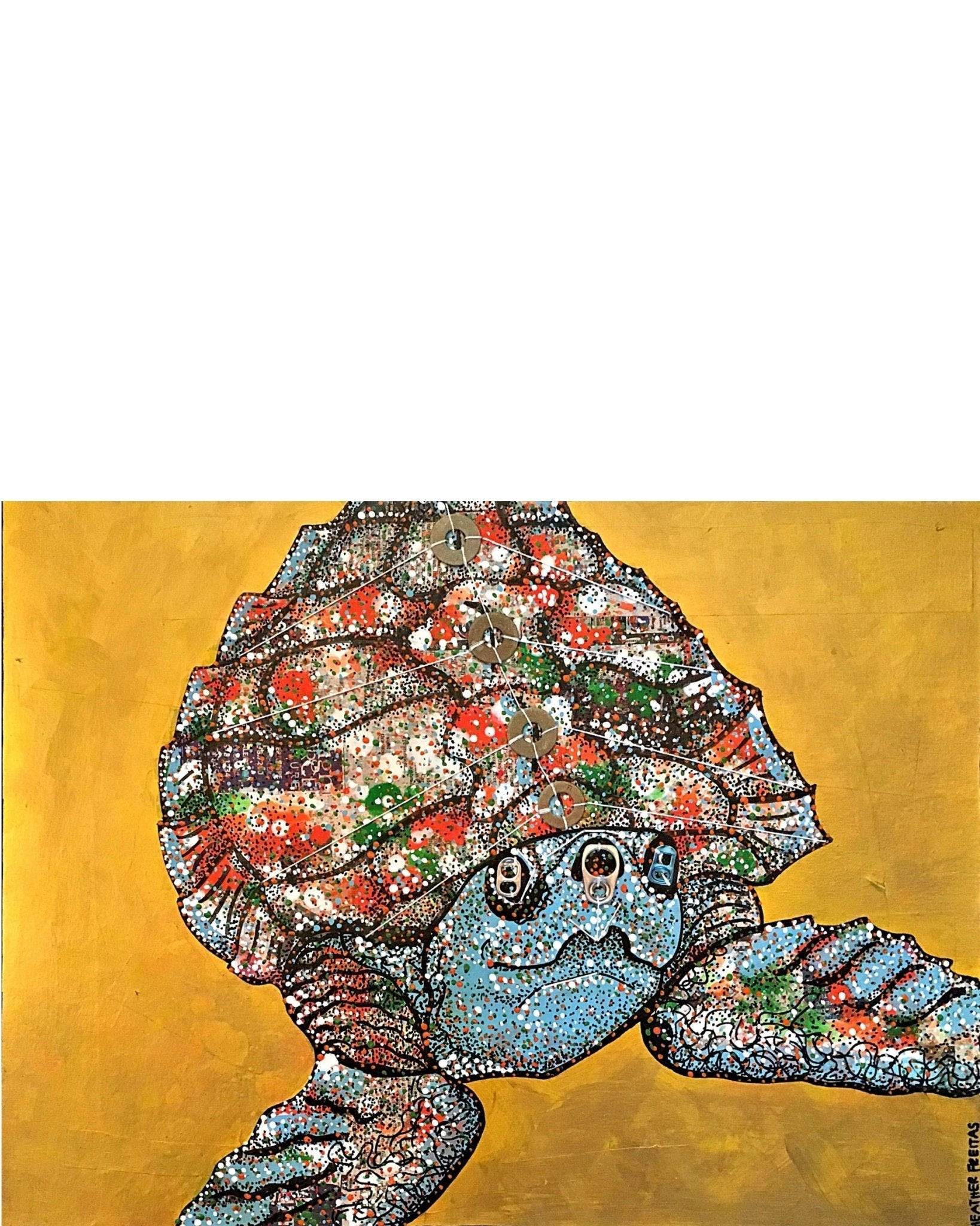 Kemps Ridley Turtle - Heather Freitas - fine art home deccor