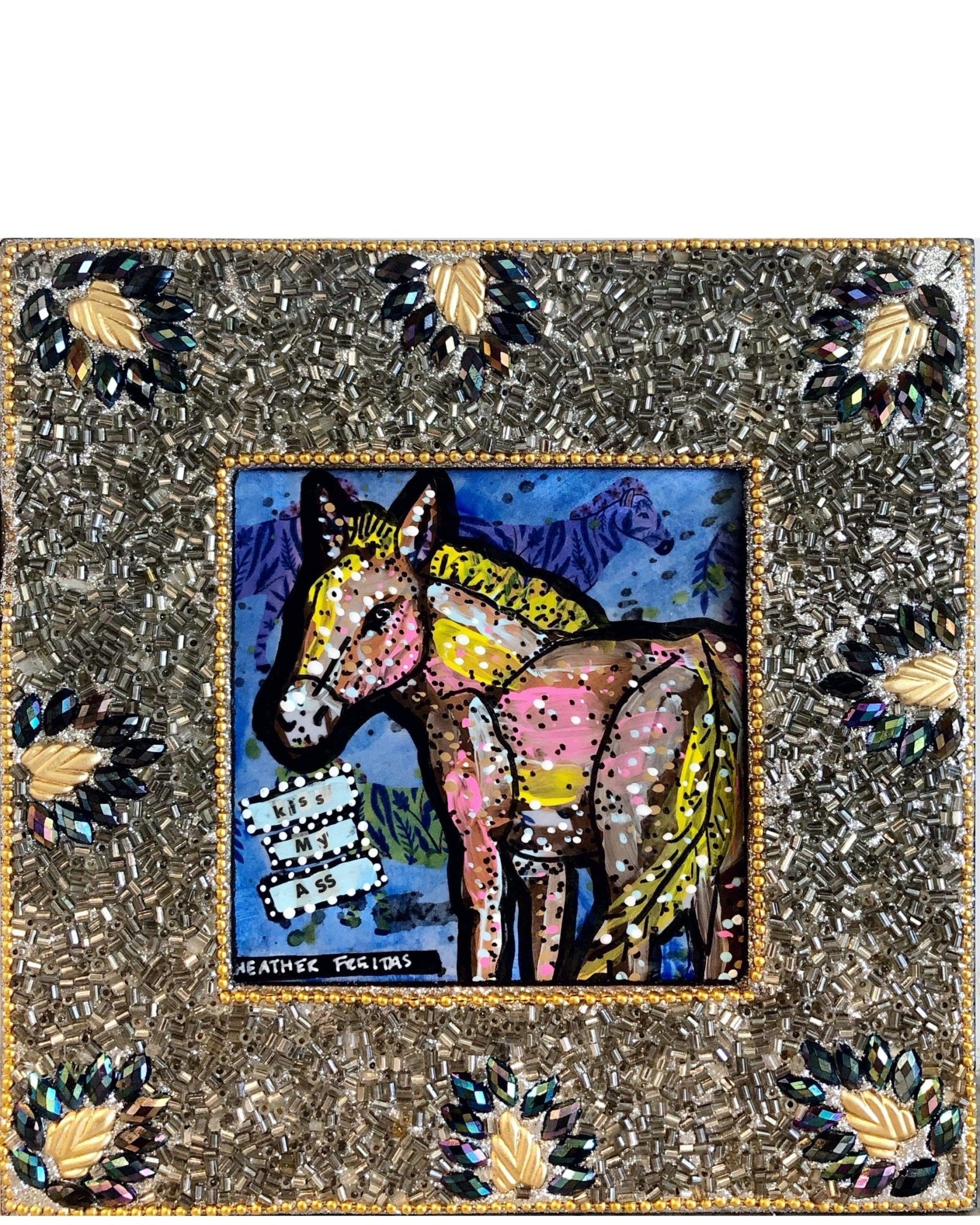 Kiss My Ass - Heather Freitas - fine art home deccor