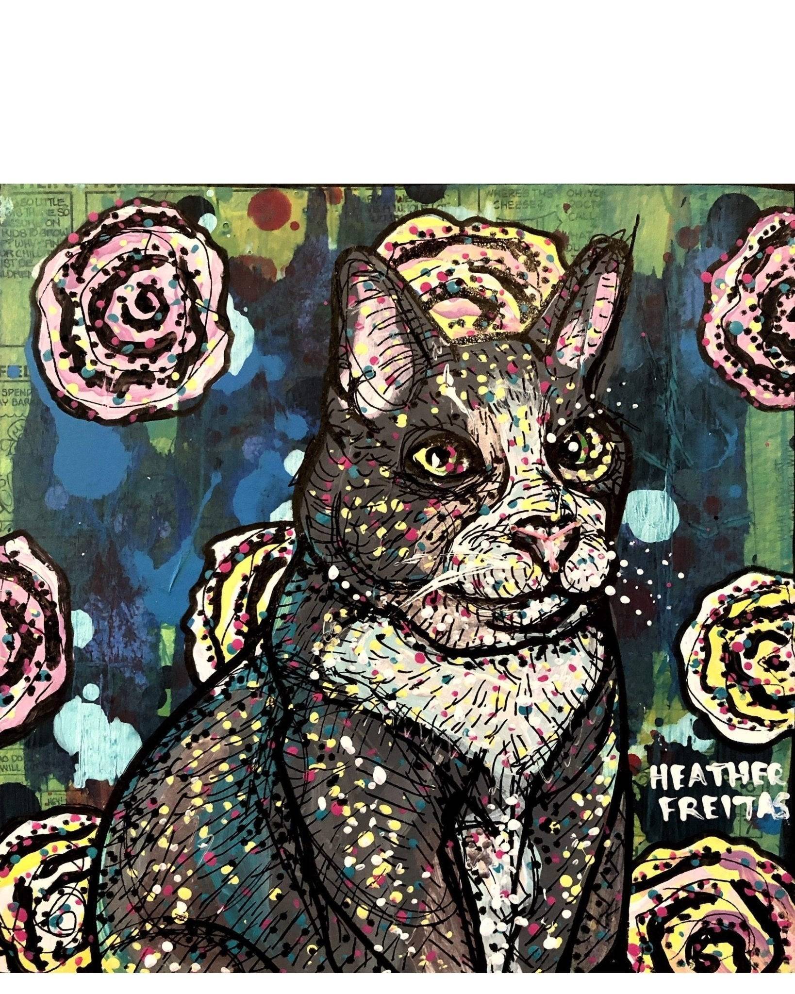 Kitty - Heather Freitas - fine art home deccor