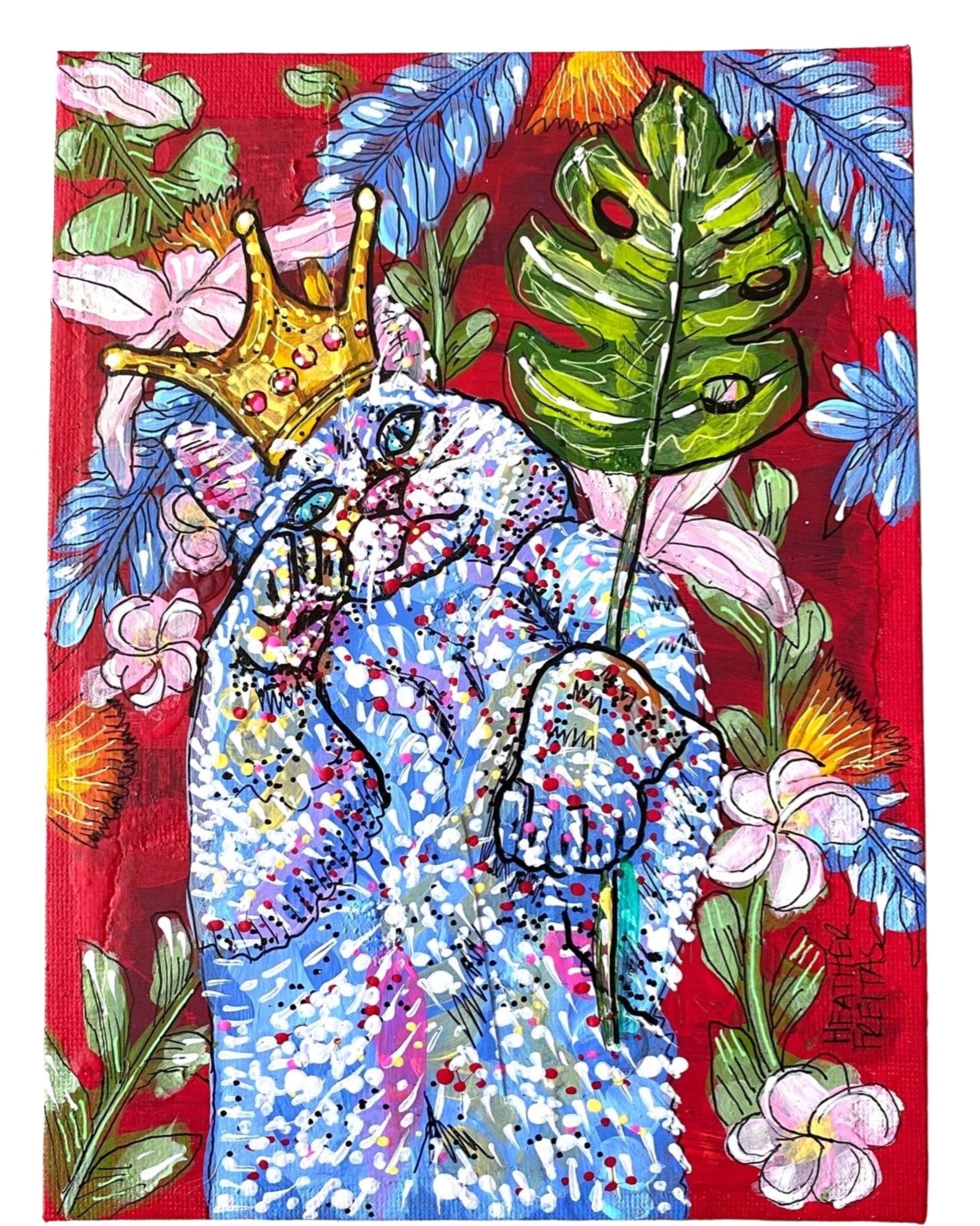 Kitty Tribe - Heather Freitas - fine art home deccor