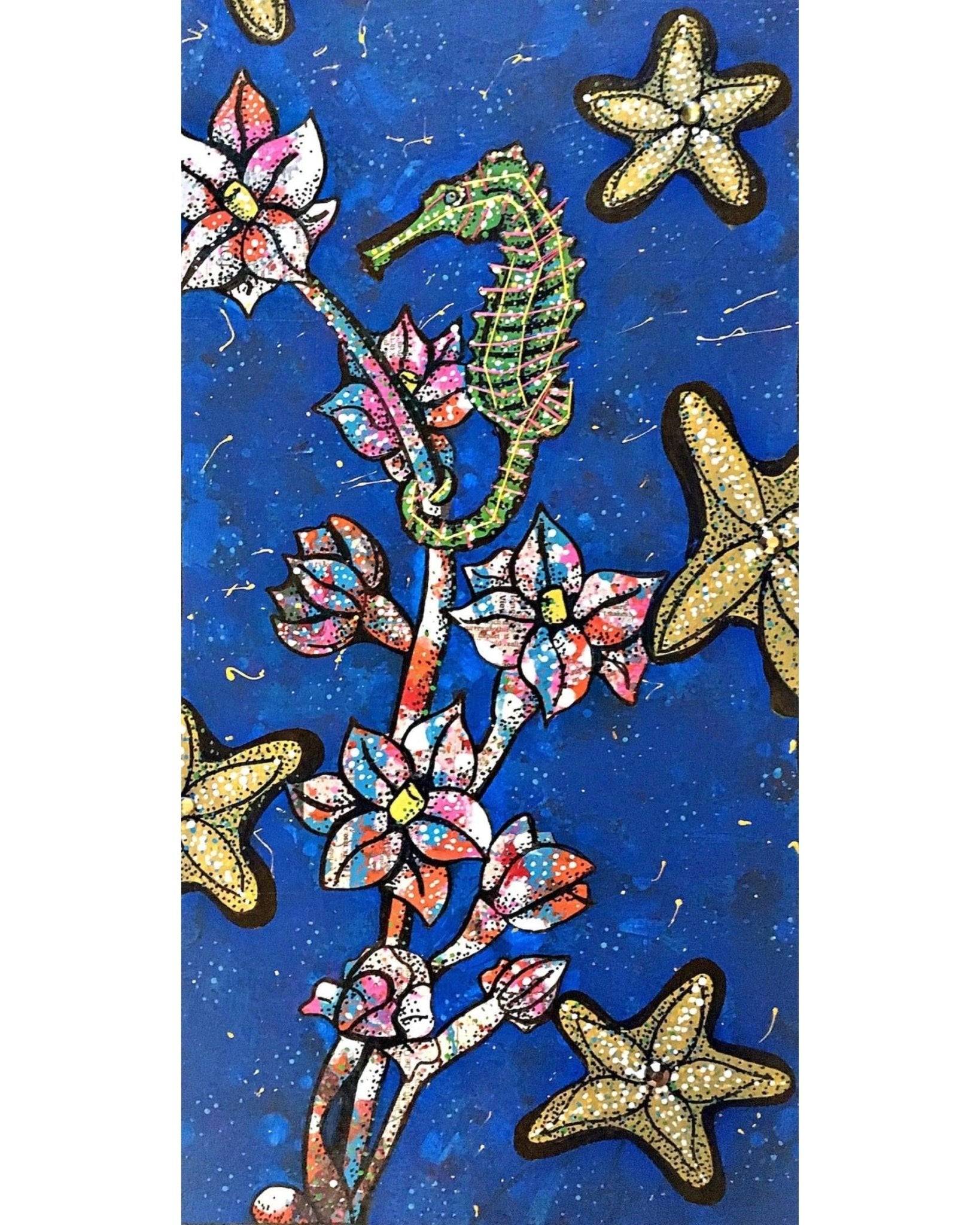 knysna Sea Horse - Heather Freitas - fine art home deccor