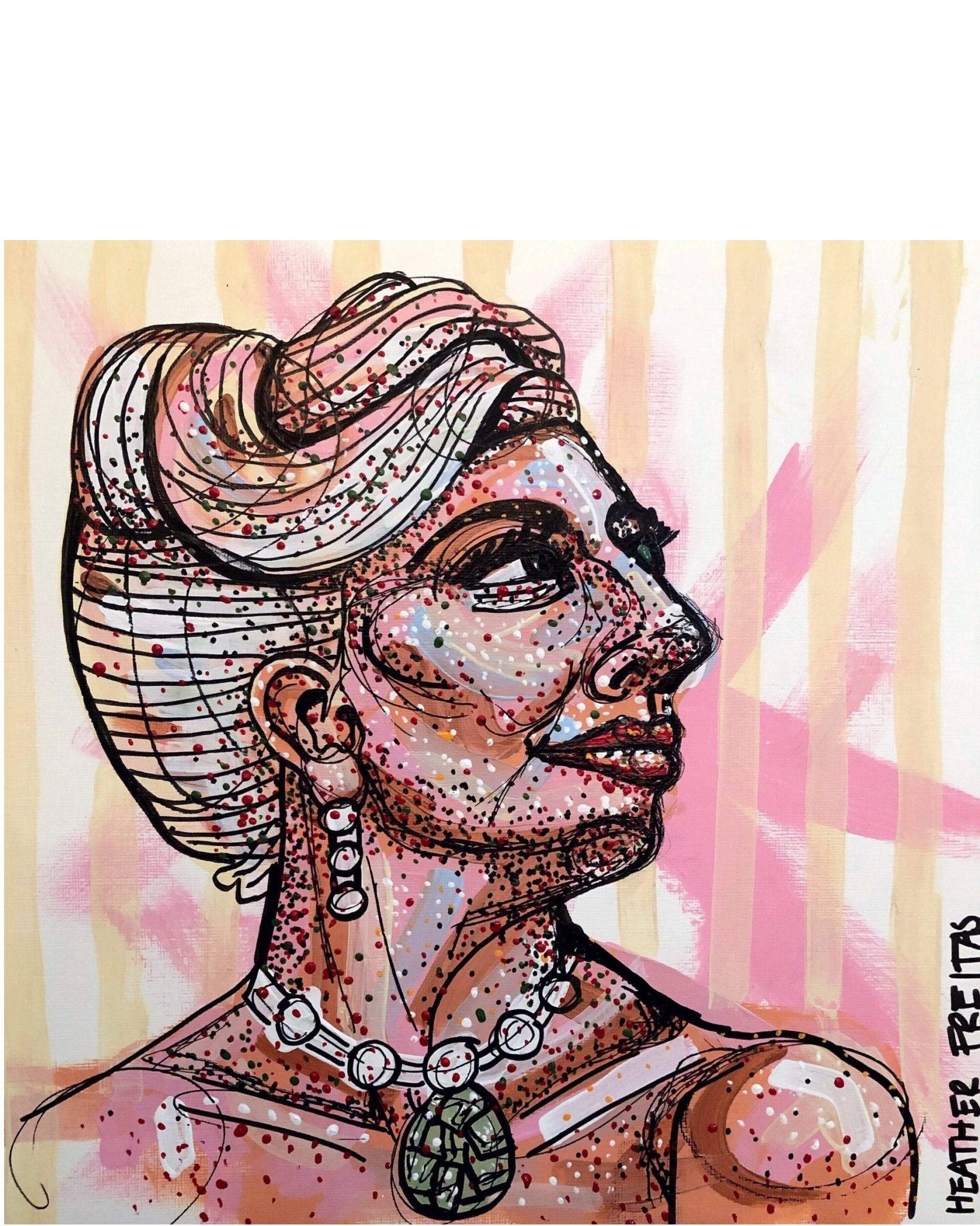 Lady Gaga - Heather Freitas - fine art home deccor