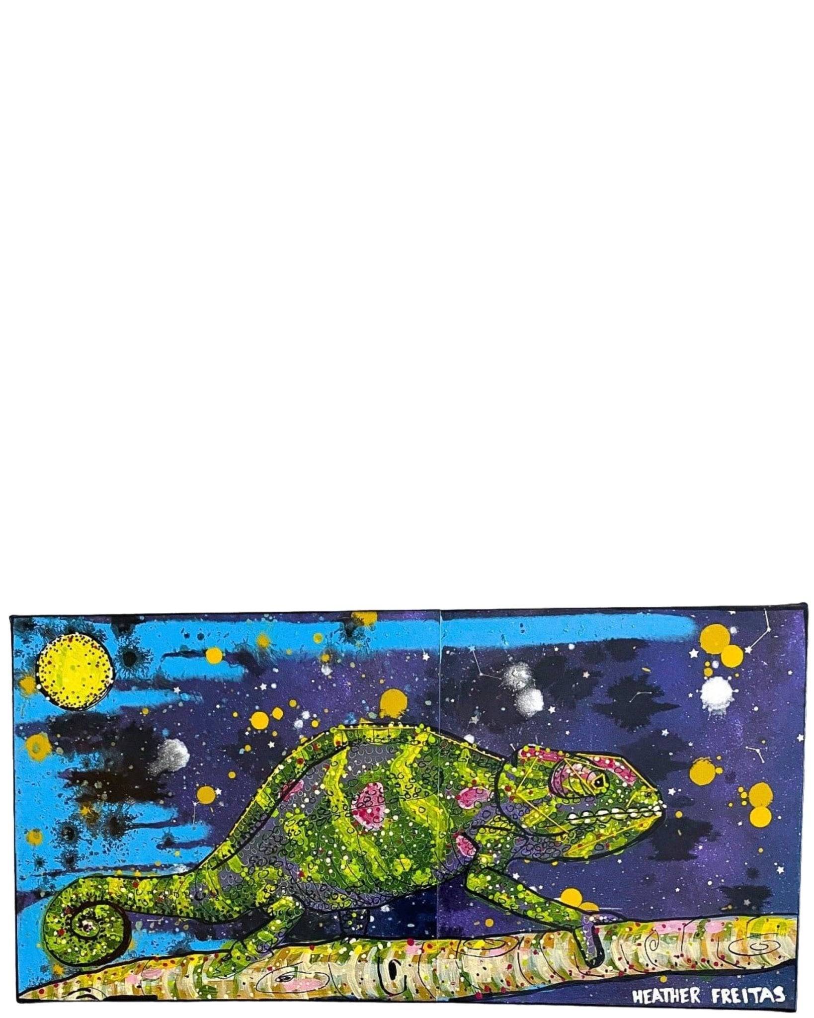 Lesser Chameleon - Heather Freitas - fine art home deccor