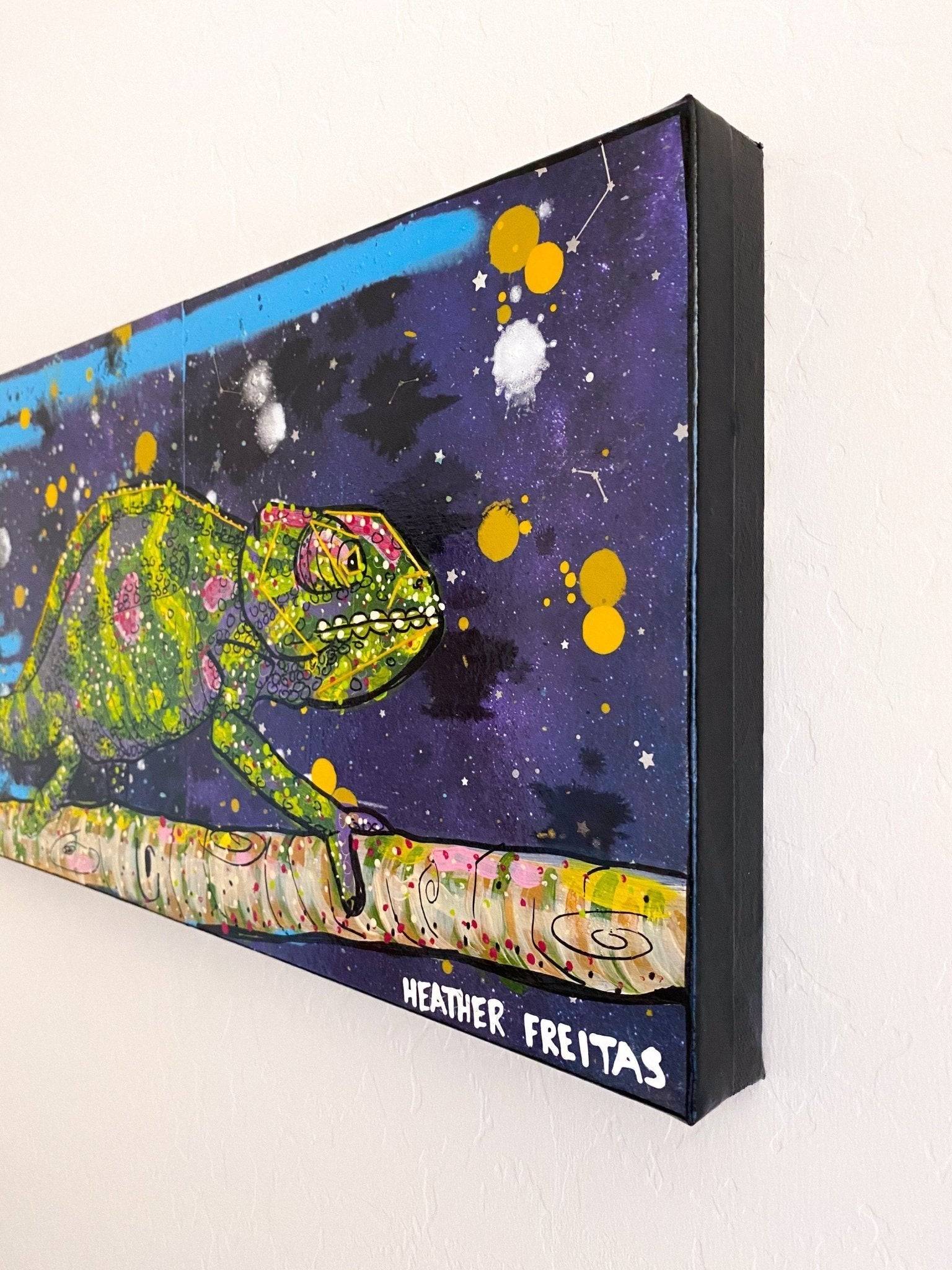 Lesser Chameleon - Heather Freitas - fine art home deccor