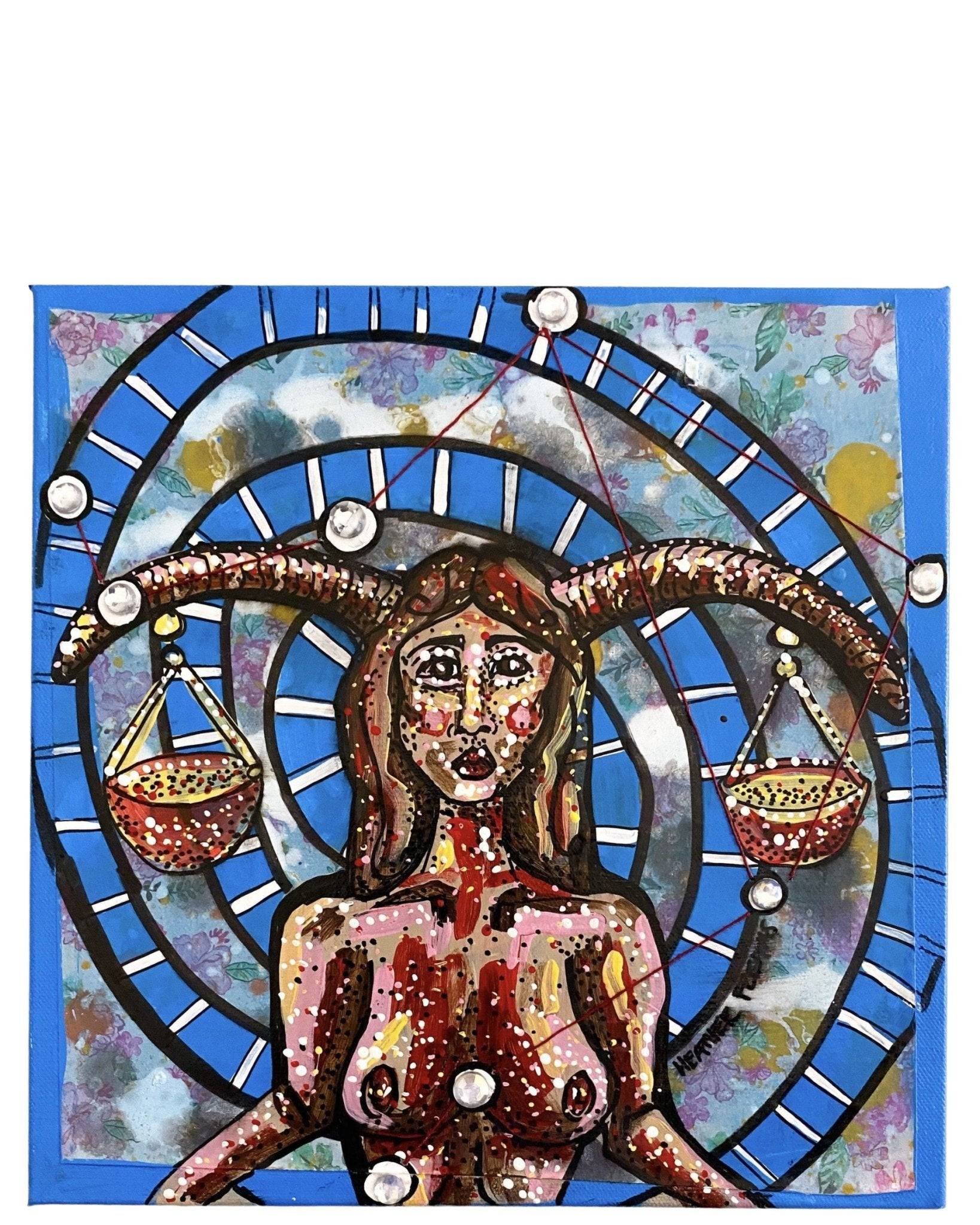 Libra - Original Painting - Heather Freitas - fine art home deccor