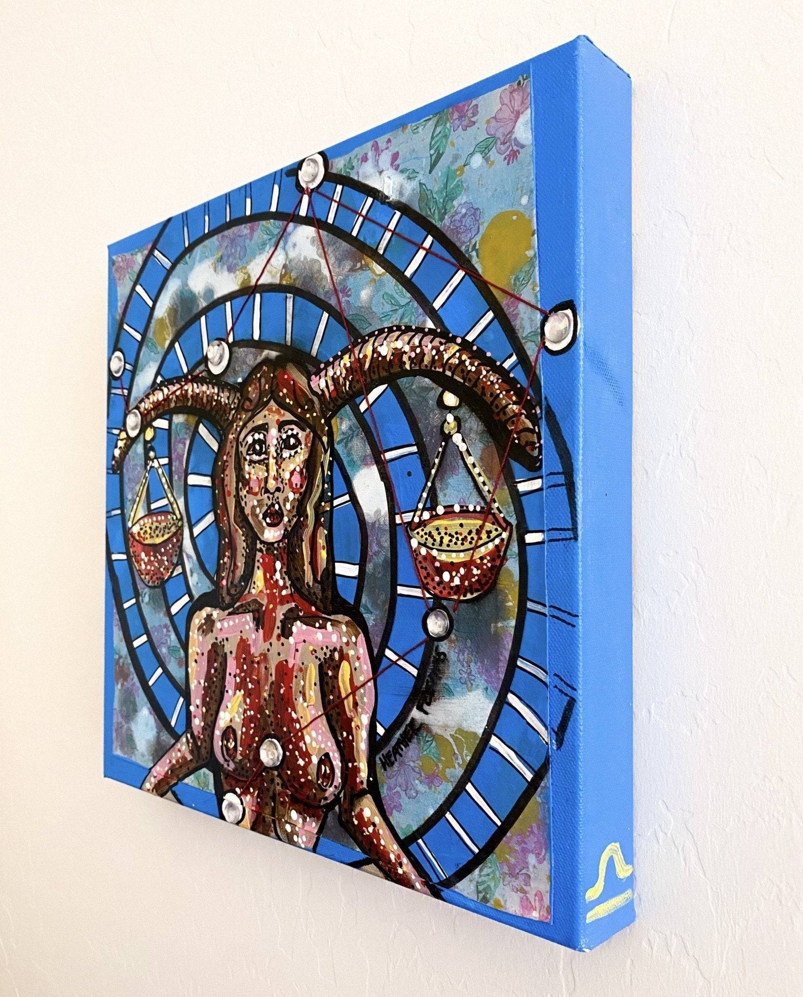 Libra - Original Painting - Heather Freitas - fine art home deccor