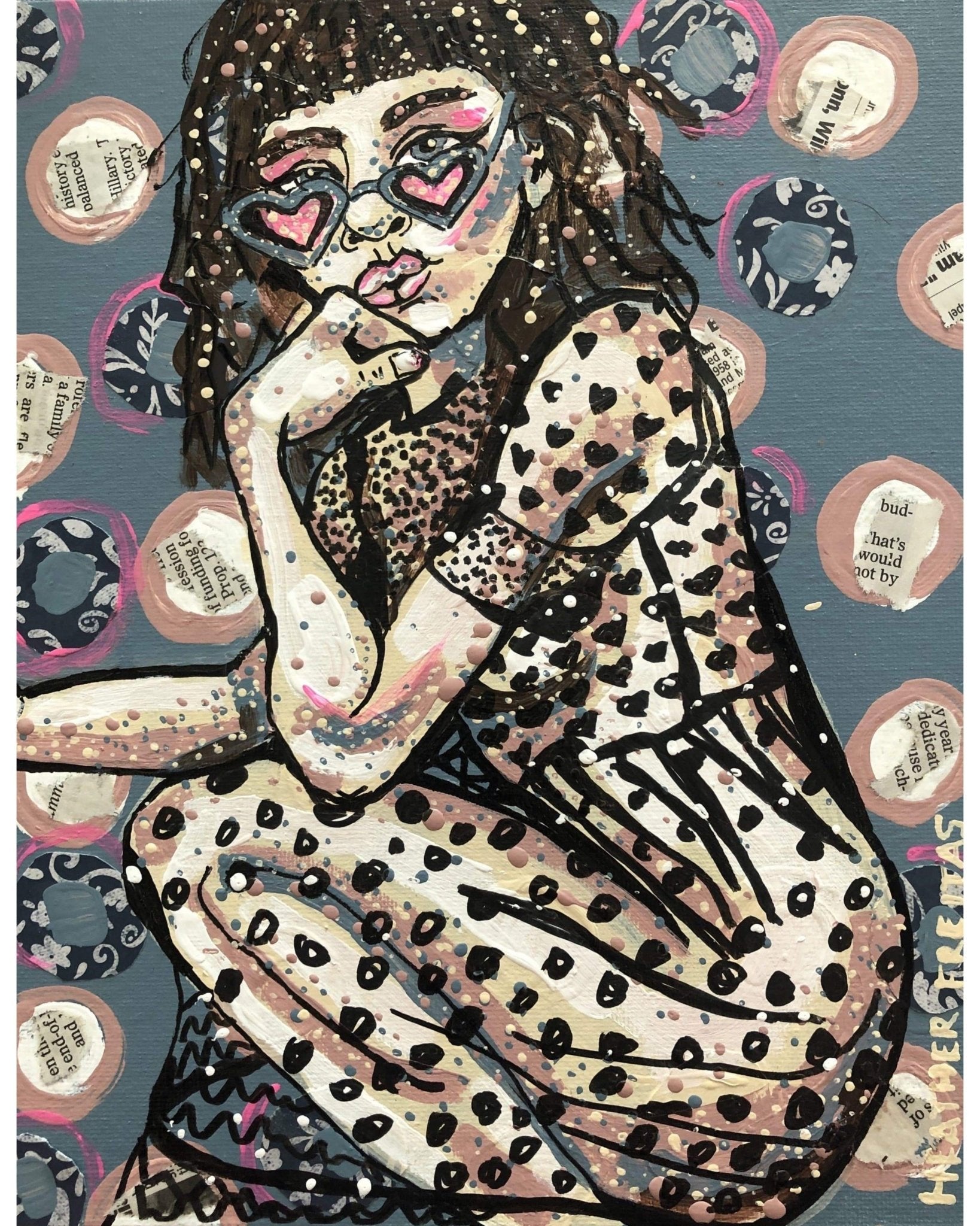 Lou Von Bright - Heather Freitas - fine art home deccor