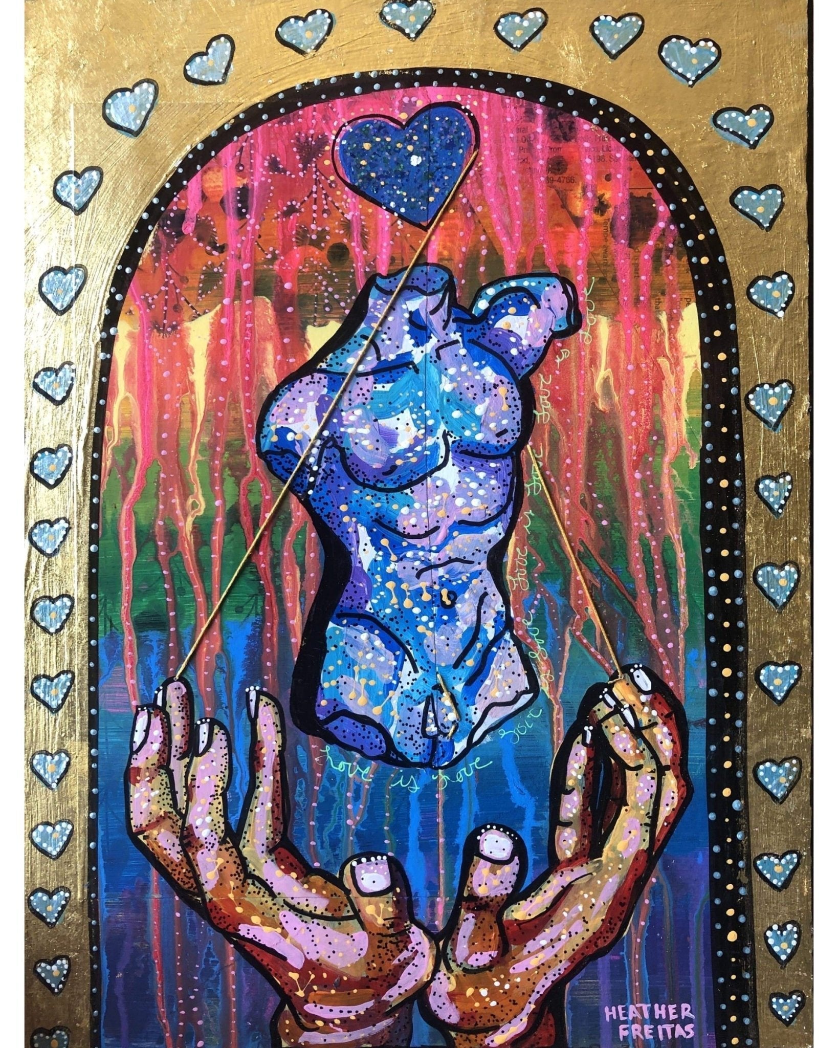 Love Is Love , Man - Heather Freitas - fine art home deccor