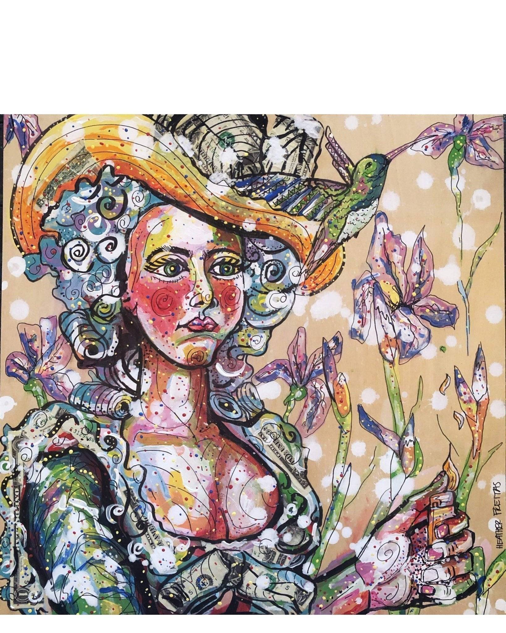 Marie’s Garden - Heather Freitas - fine art home deccor