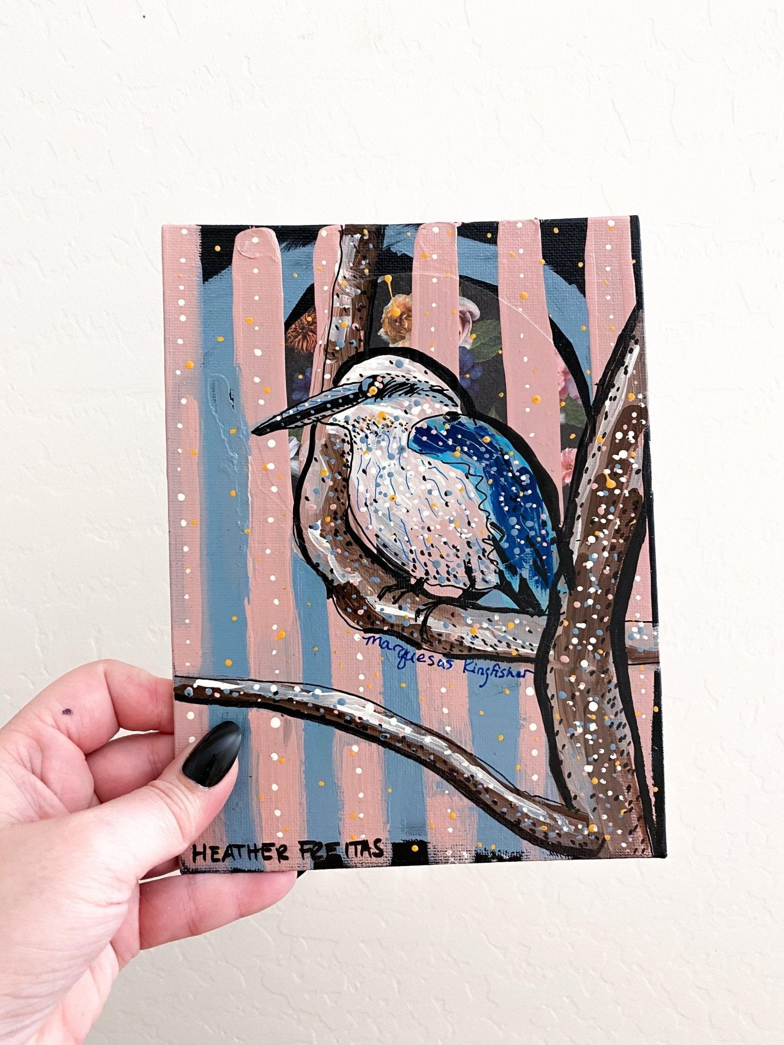 Marquesas Kingfisher - Heather Freitas - fine art home deccor