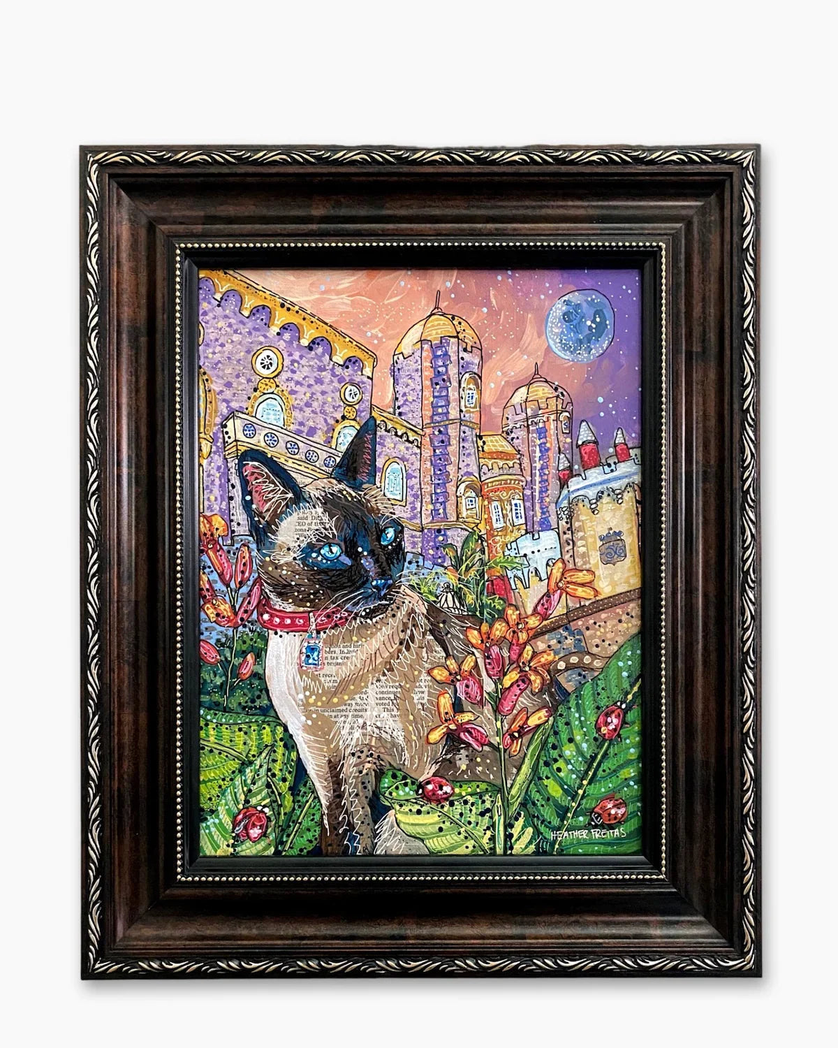 Moon , Castle Cat - Heather Freitas