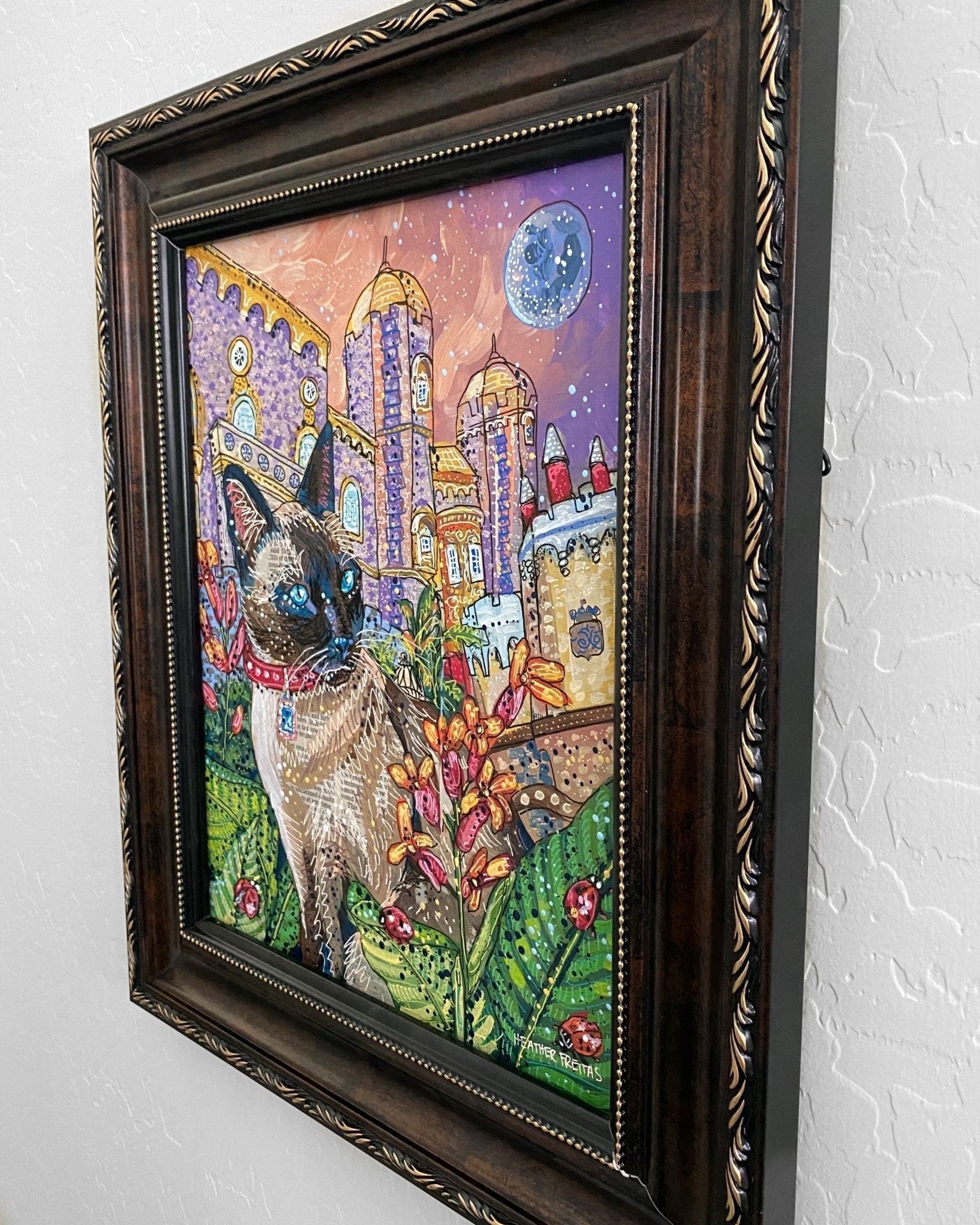 Moon , Castle Cat - Heather Freitas