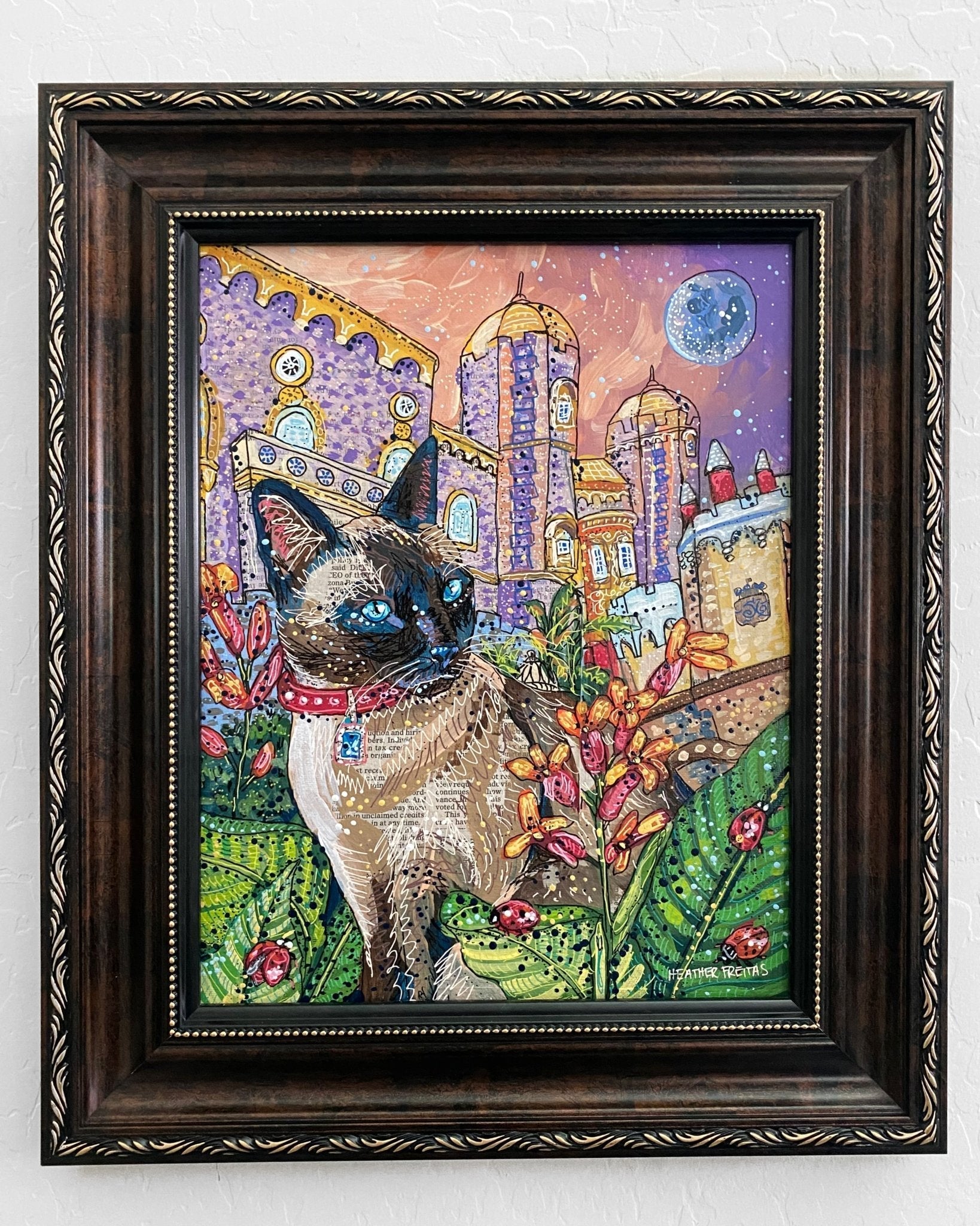 Moon , Castle Cat - Heather Freitas