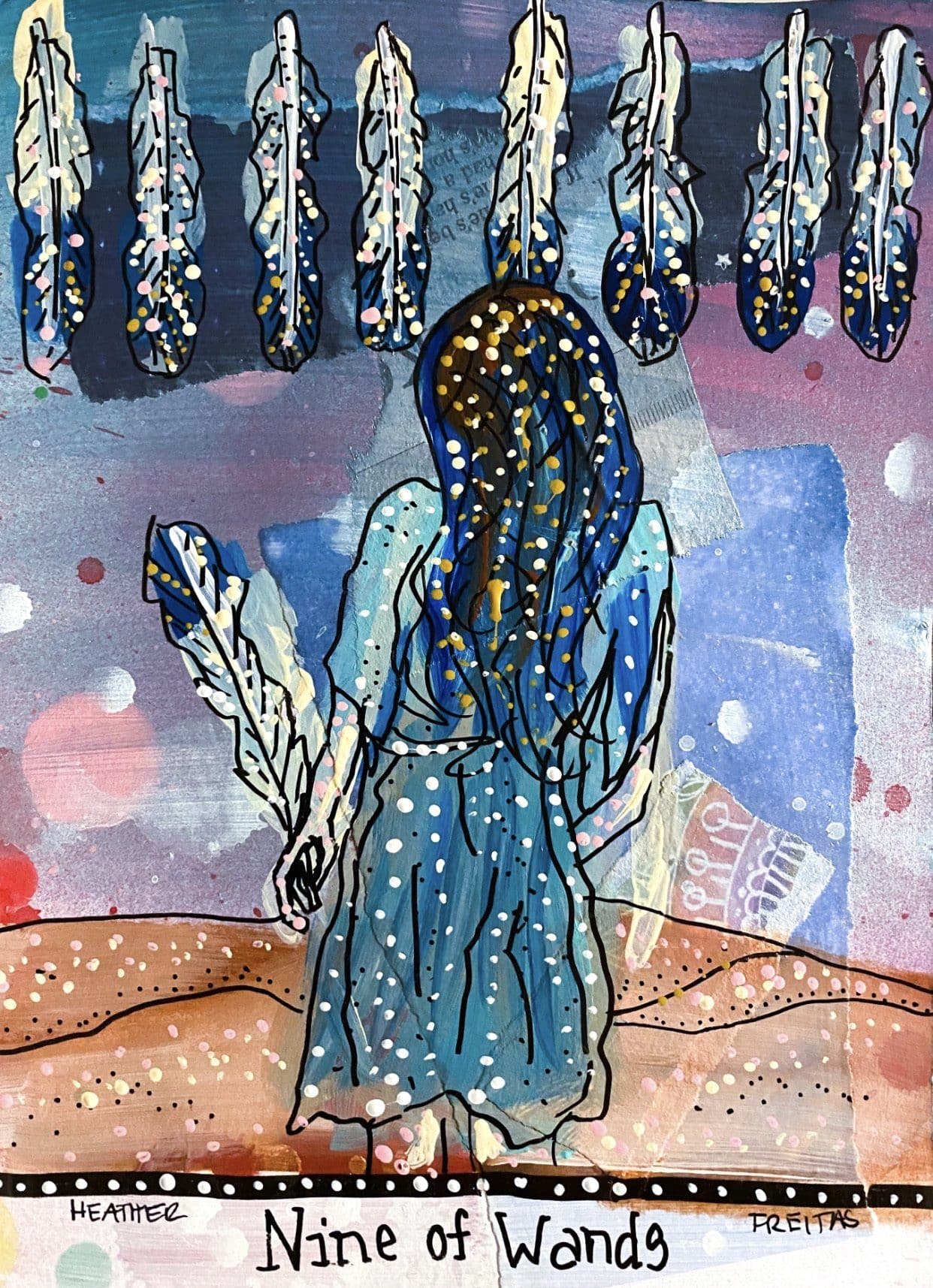 Nine Of Wands Heather Freitas