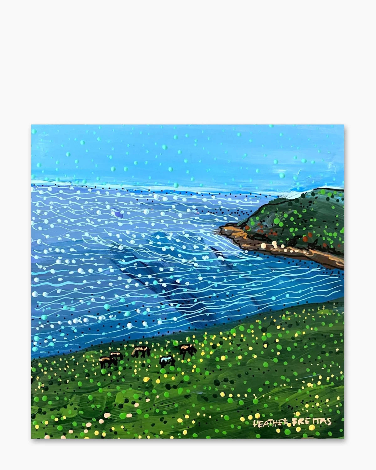 Ocean Tides & Grazing Horses - @jackjacks252 - Heather Freitas