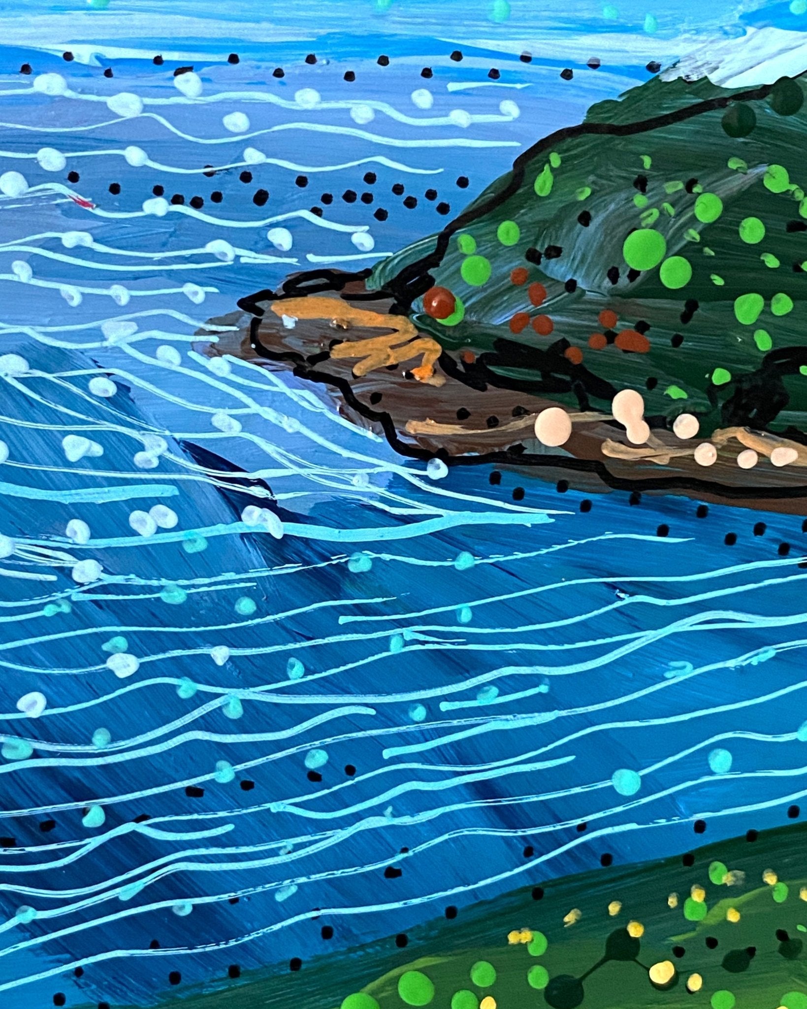 Ocean Tides & Grazing Horses - @jackjacks252 - Heather Freitas