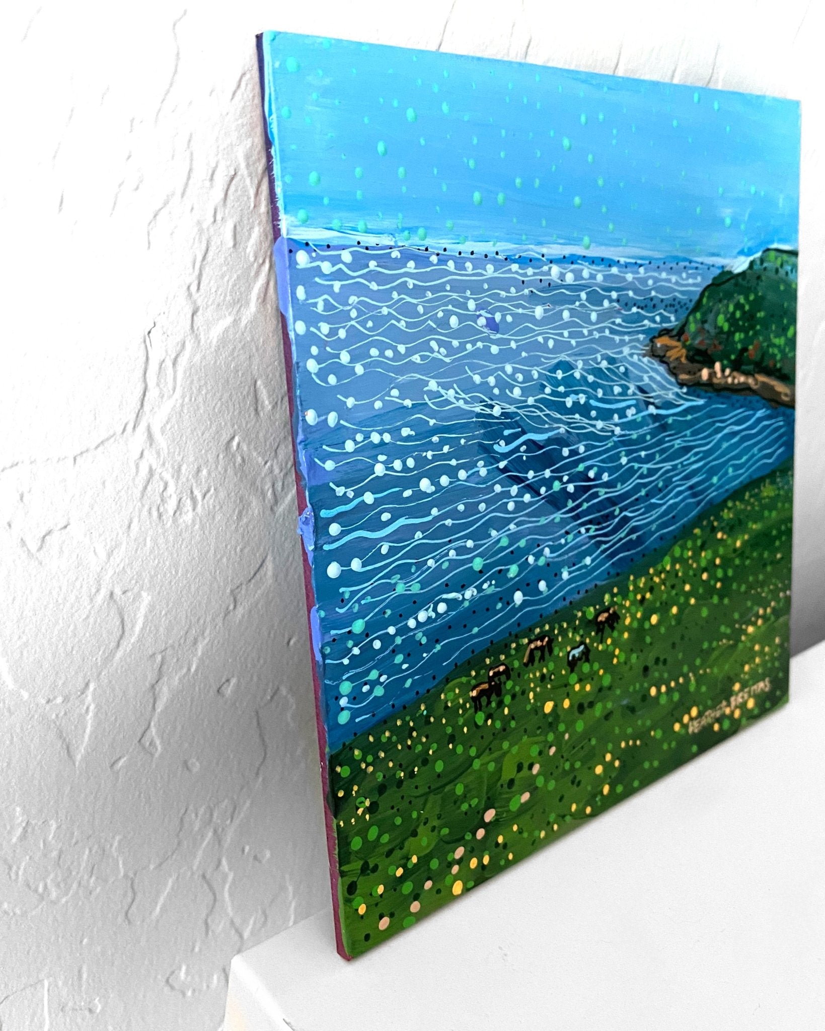 Ocean Tides & Grazing Horses - @jackjacks252 - Heather Freitas