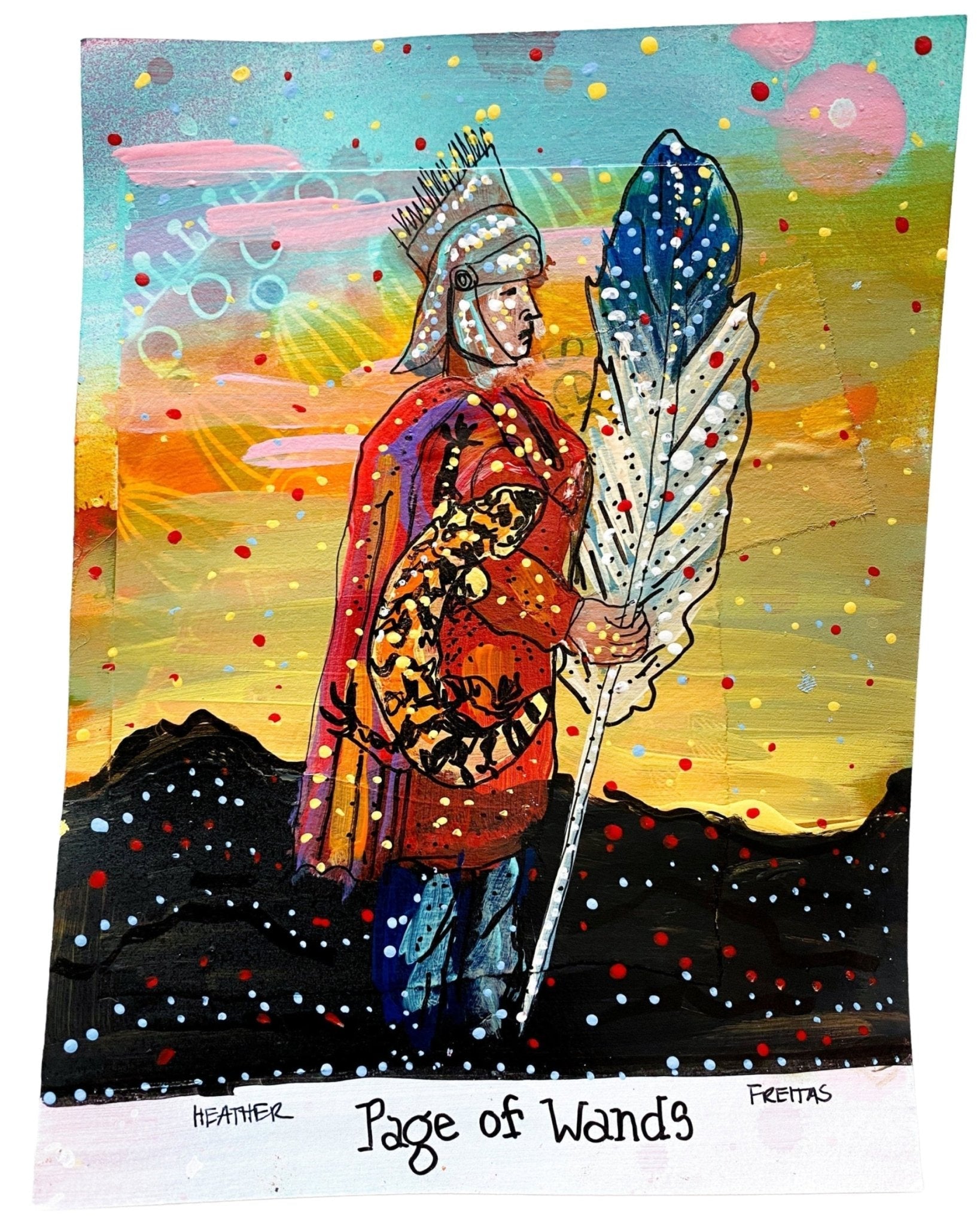Page Of Wands - Heather Freitas