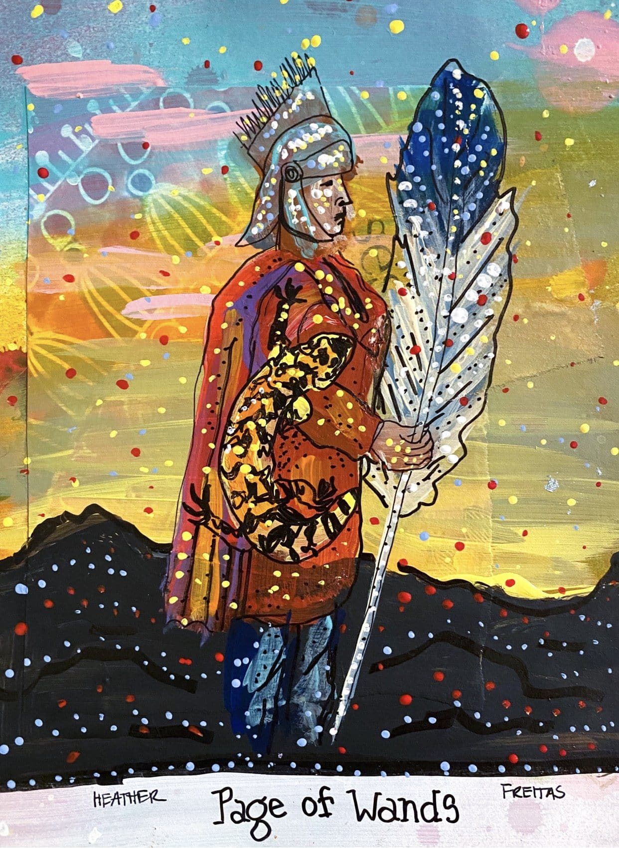 Page Of Wands Heather Freitas