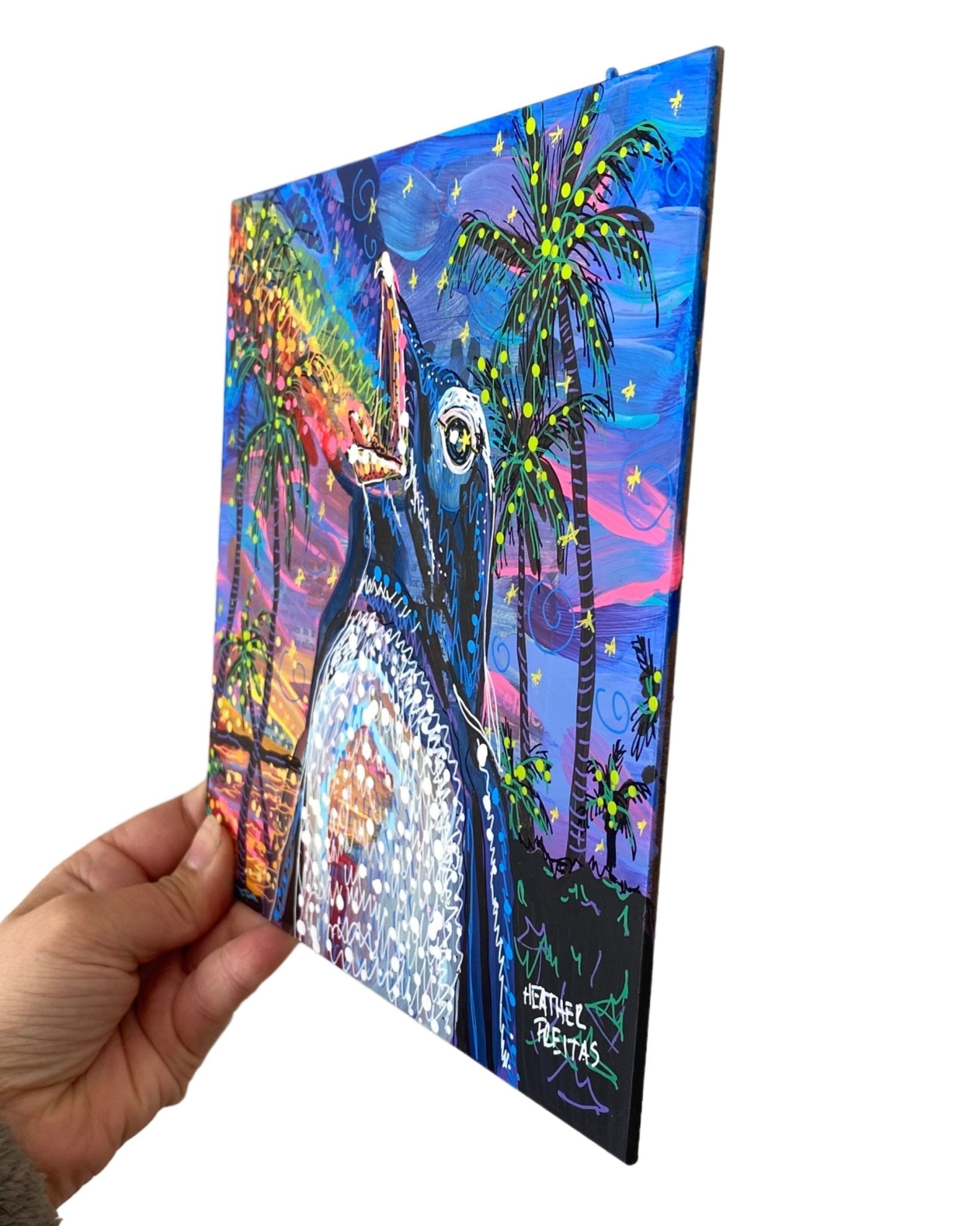 Palm Penguins & Rainbow Tides - Heather Freitas