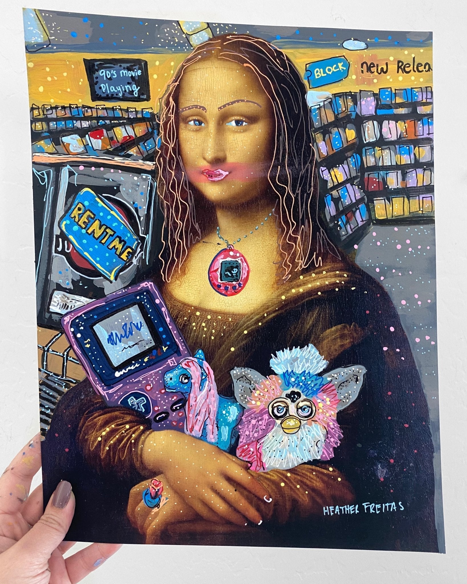 Parody Of The 90’s Mona Lisa - Heather Freitas